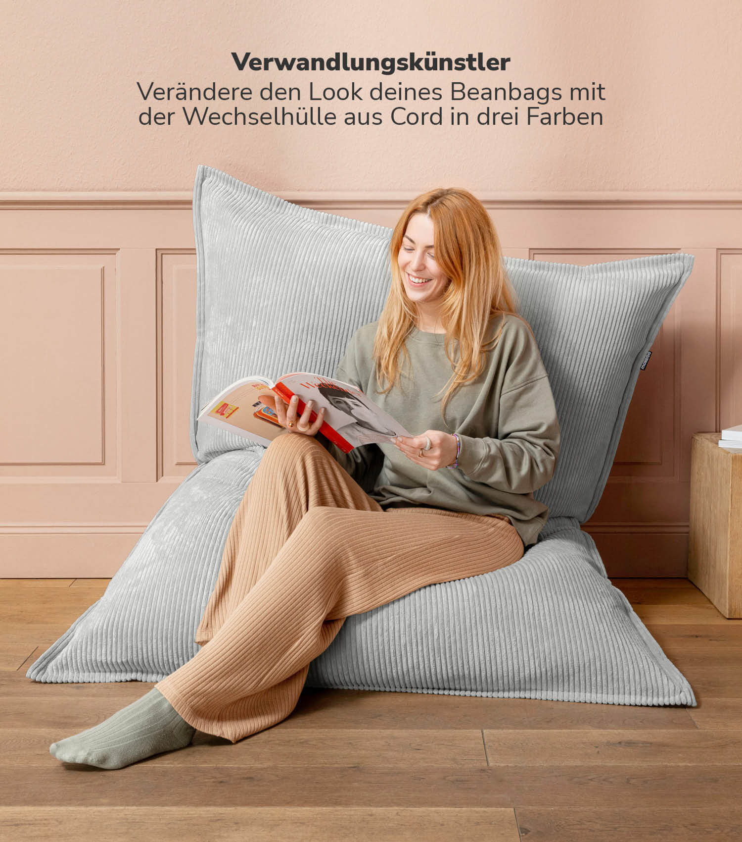 Cord Bezug Sitzsackcover Sitzsack Hülle Bean Bag Cover Sitzkissen
