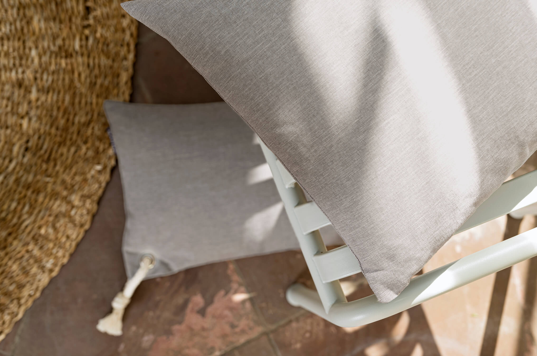 Outdoor Kissenbezug ‘Der Maritime’ mit Schlaufe 40x40 oder 30x50