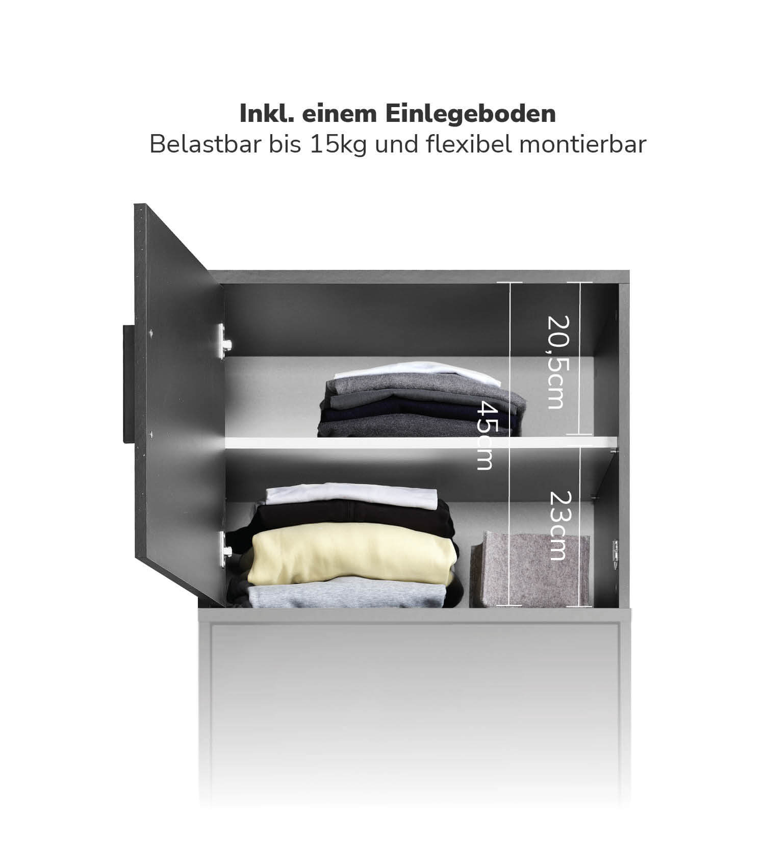 Kleiderschrankaufsatz Schrankaufsatz aufsatzschrank aufsatzregal