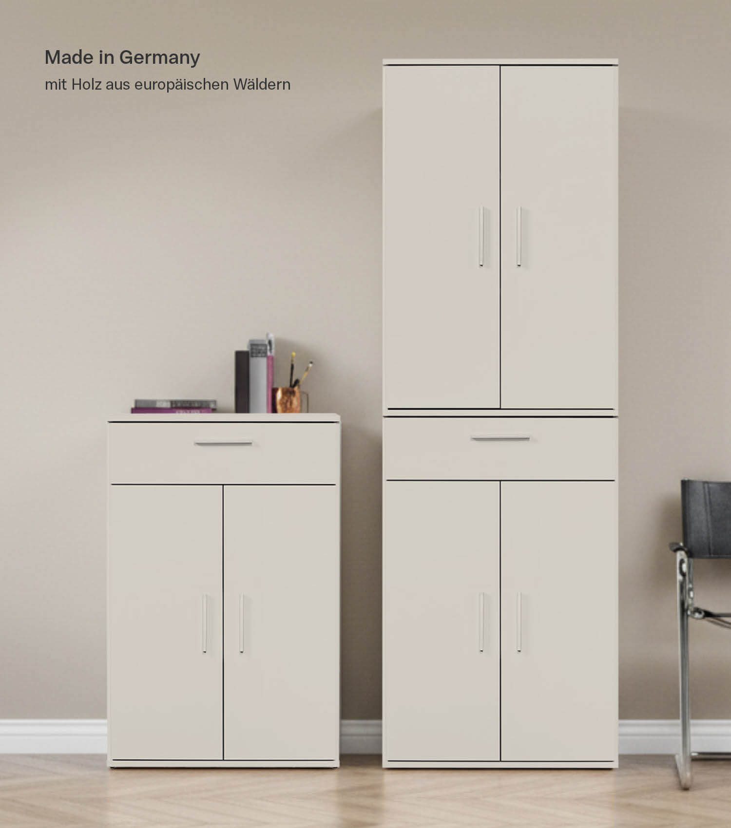 Mehrzweckschrank + Schubladen 'Der Praktische' Aktenschrank Schuhschrank