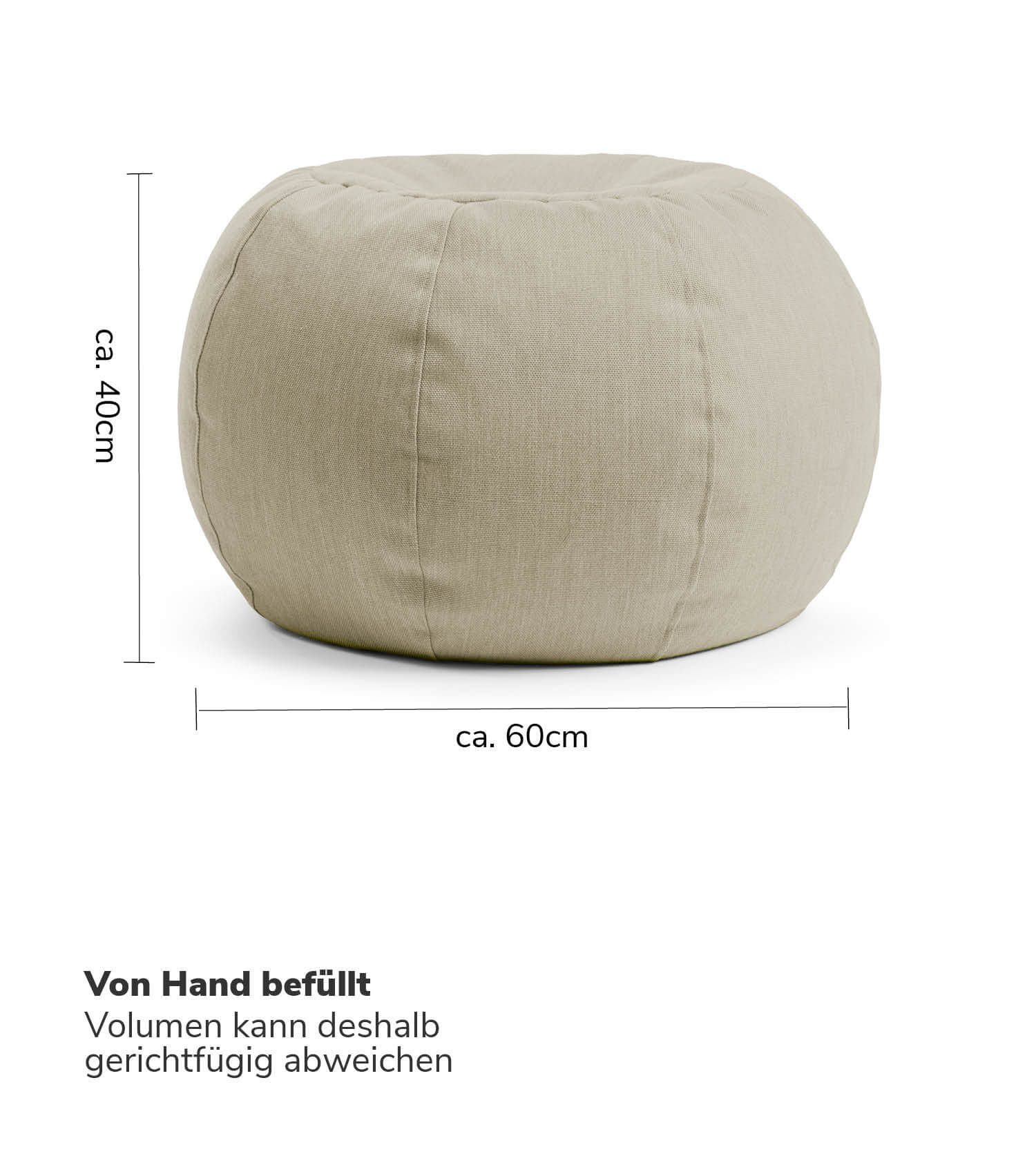 Outdoor Pouf Sitzpouf Outdoor Gartenhocker Gartenmöbel Hocker