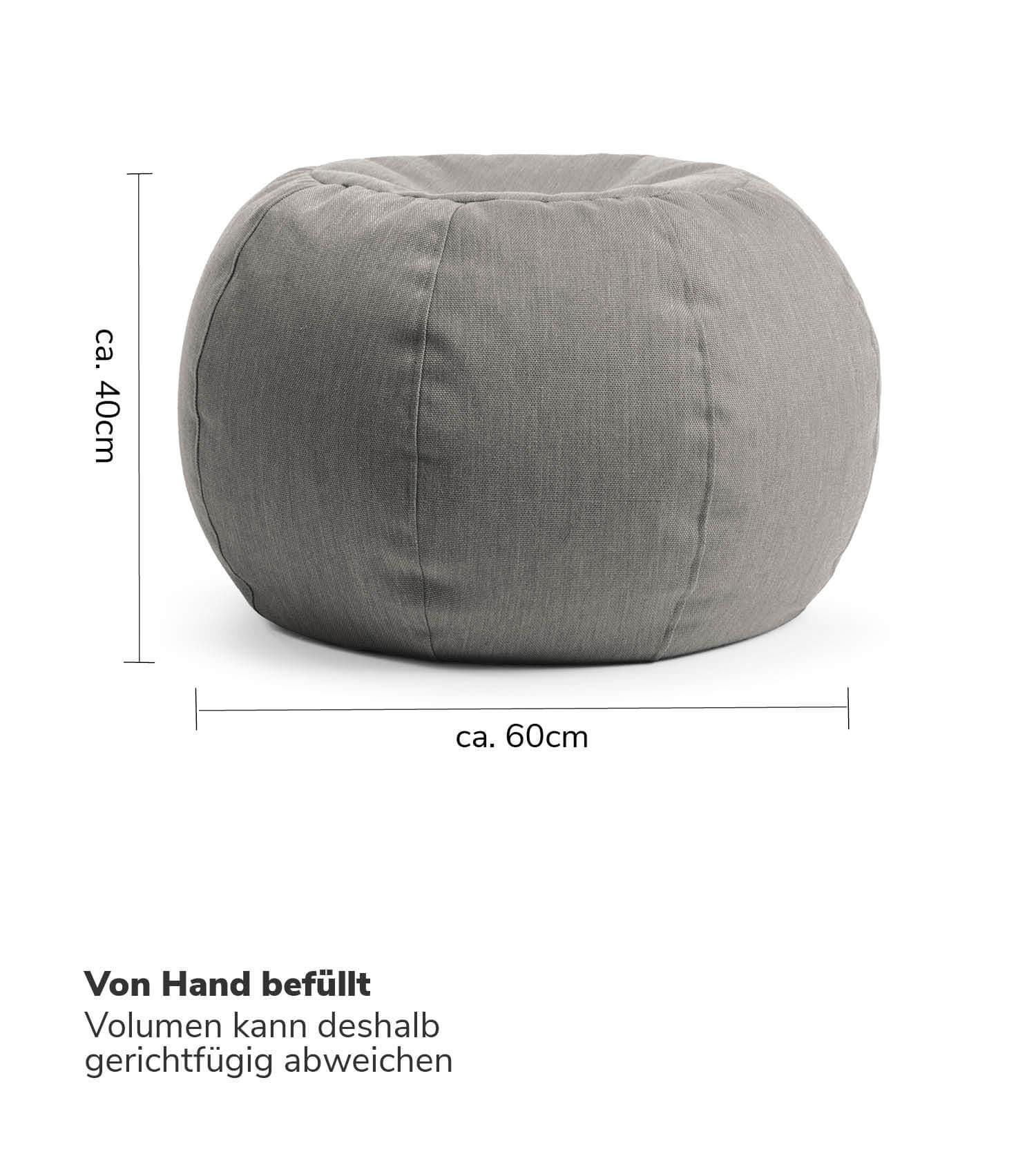 Outdoor Pouf Sitzpouf Outdoor Gartenhocker Gartenmöbel Hocker