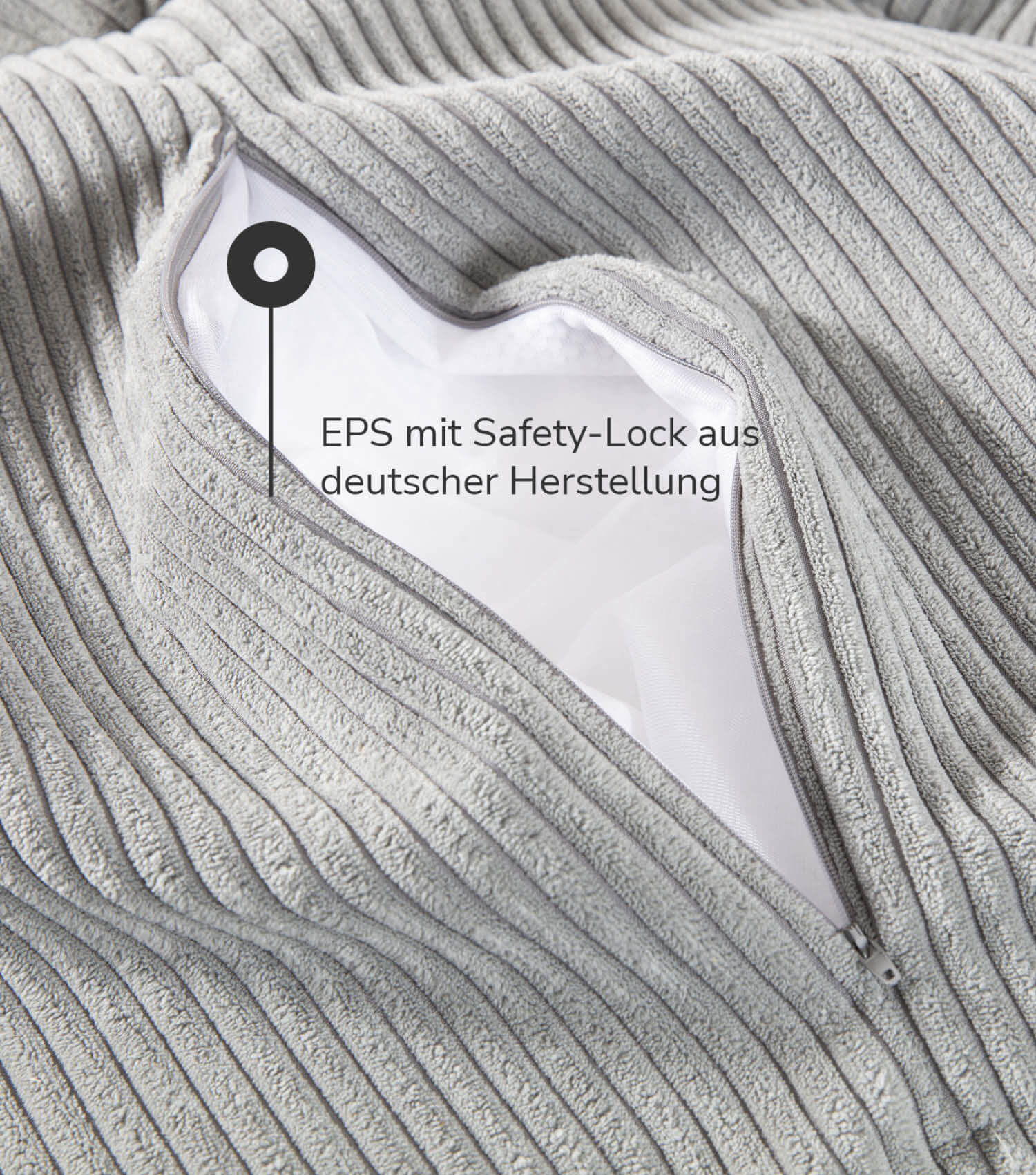 Indoor Pouf Hocker Sitzkissen Bodenkissen 'Der Ruhestifter' Fußhocker eckig