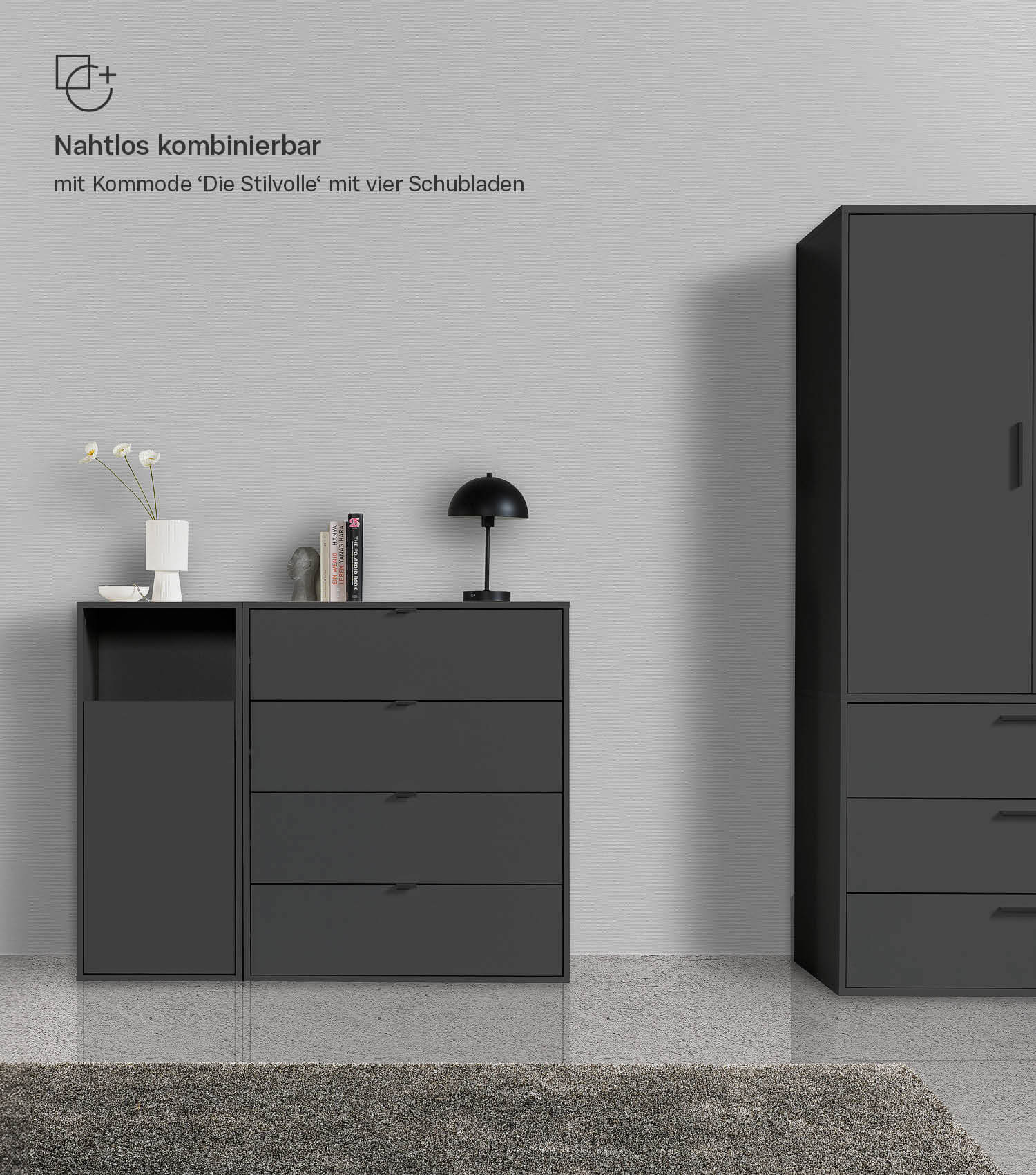 Wäscheschrank Wäschesammler Wäschekorb Holz Wäschetrenner Wäschebox