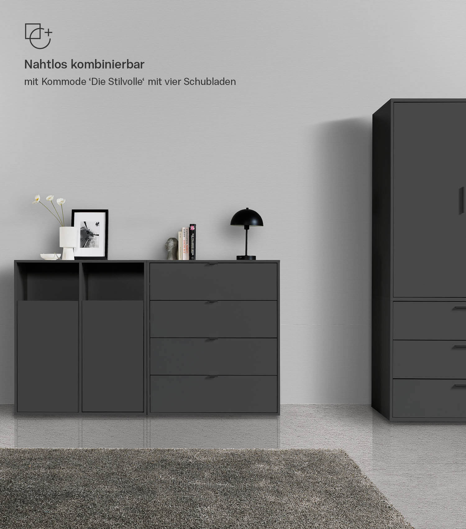 Wäscheschrank Wäschesammler Wäschekorb Holz Wäschetrenner Wäschebox