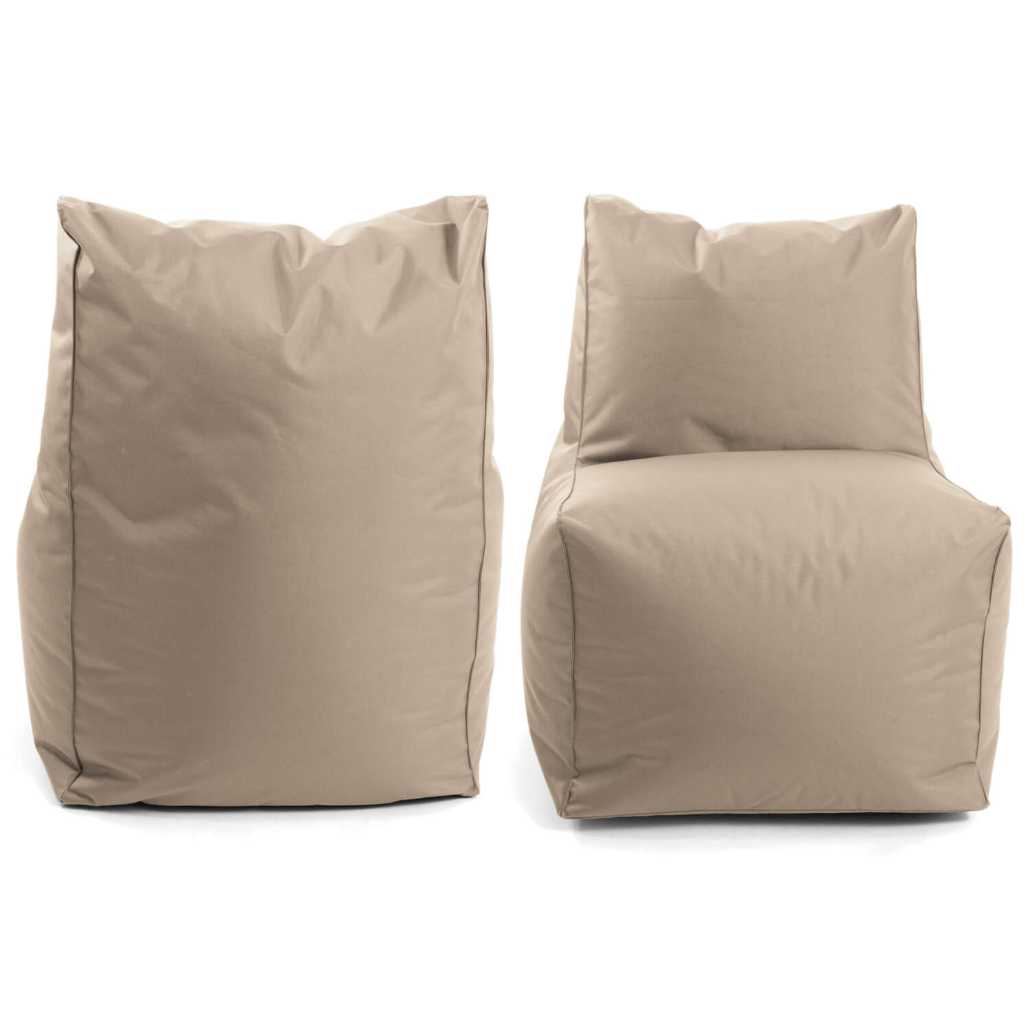 Sitzsack-Sessel Innovation 'Der Ruhepol' mit Hocker oder als Bean Bag