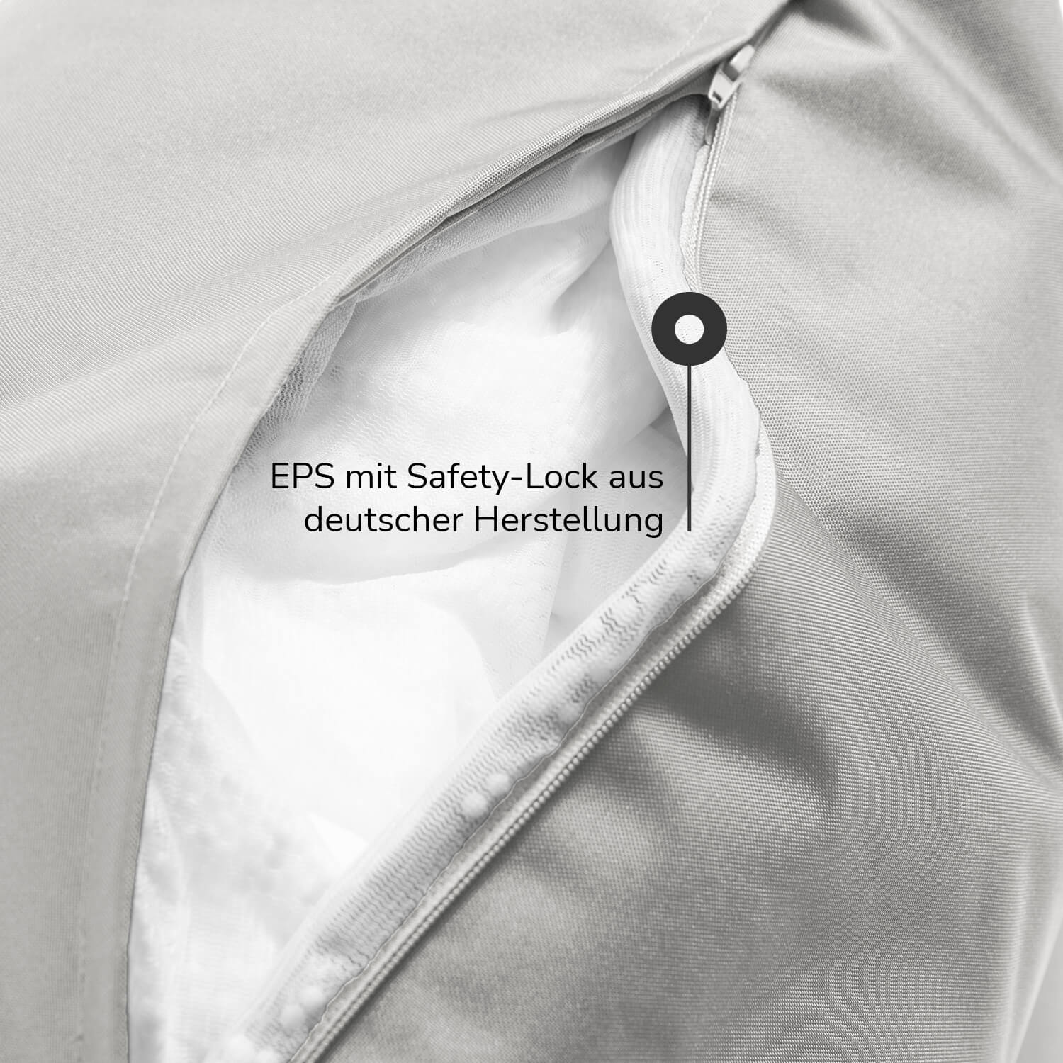 Outdoor Pouf Hocker Sitzkissen Bodenkissen 'Der Ruhepouf' Fußhocker rund