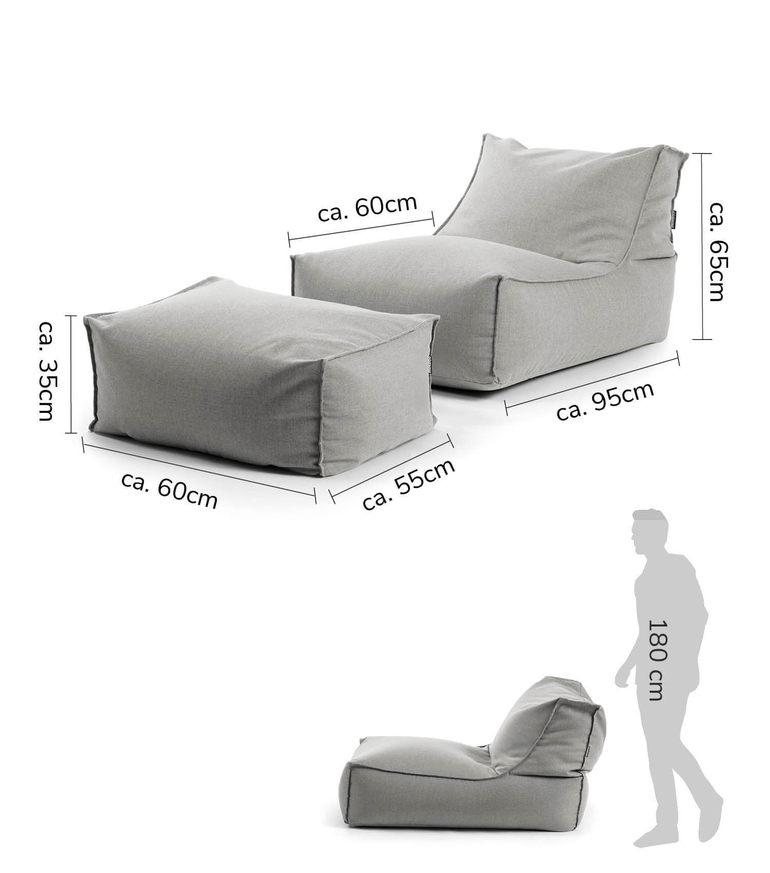 Sitzsack Bodenkissen Relaxliege Bean Bag Liege Sitzbag Sitzkissen