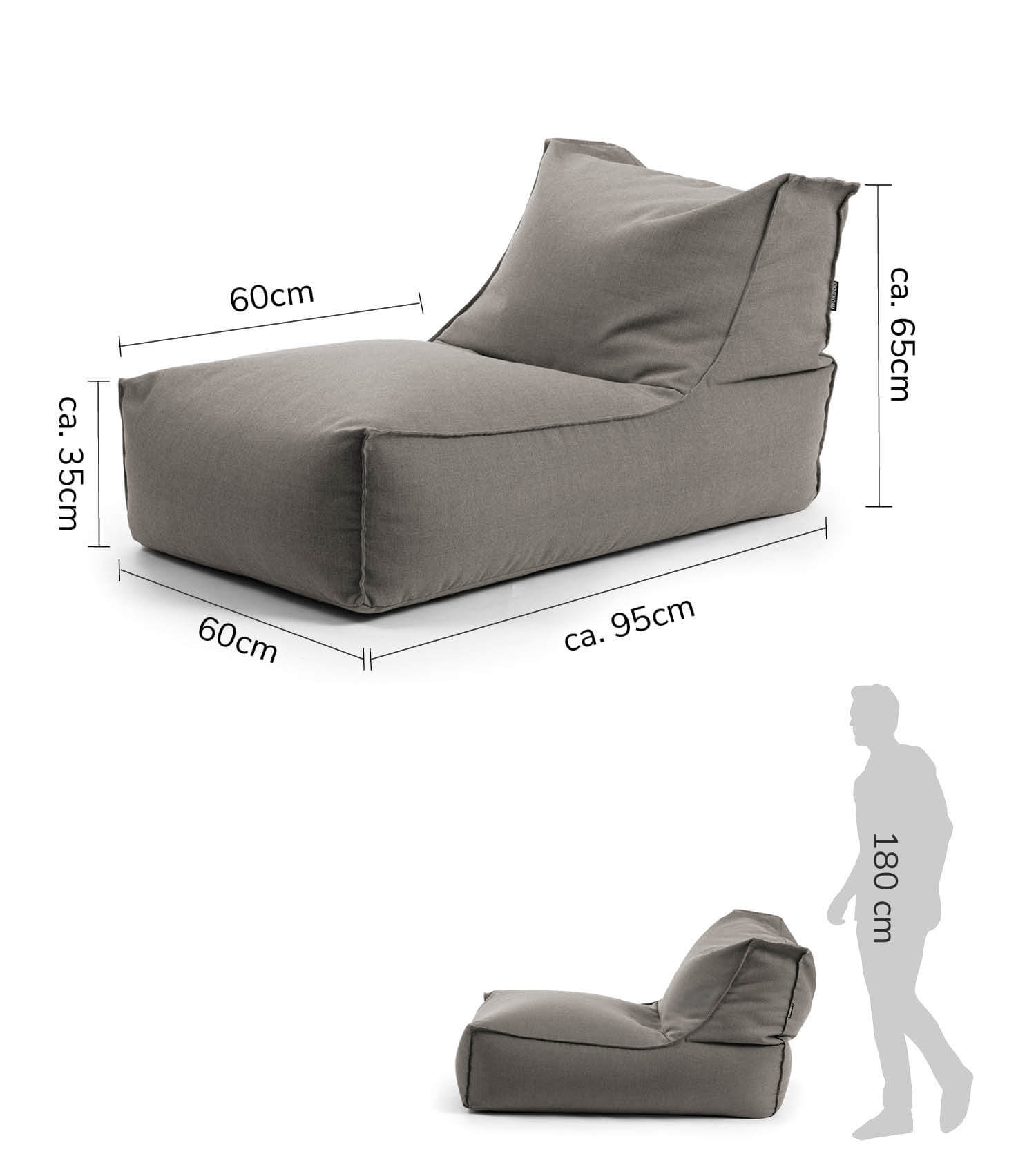 Sitzsack Bodenkissen Relaxliege Bean Bag Liege Sitzbag Sitzkissen