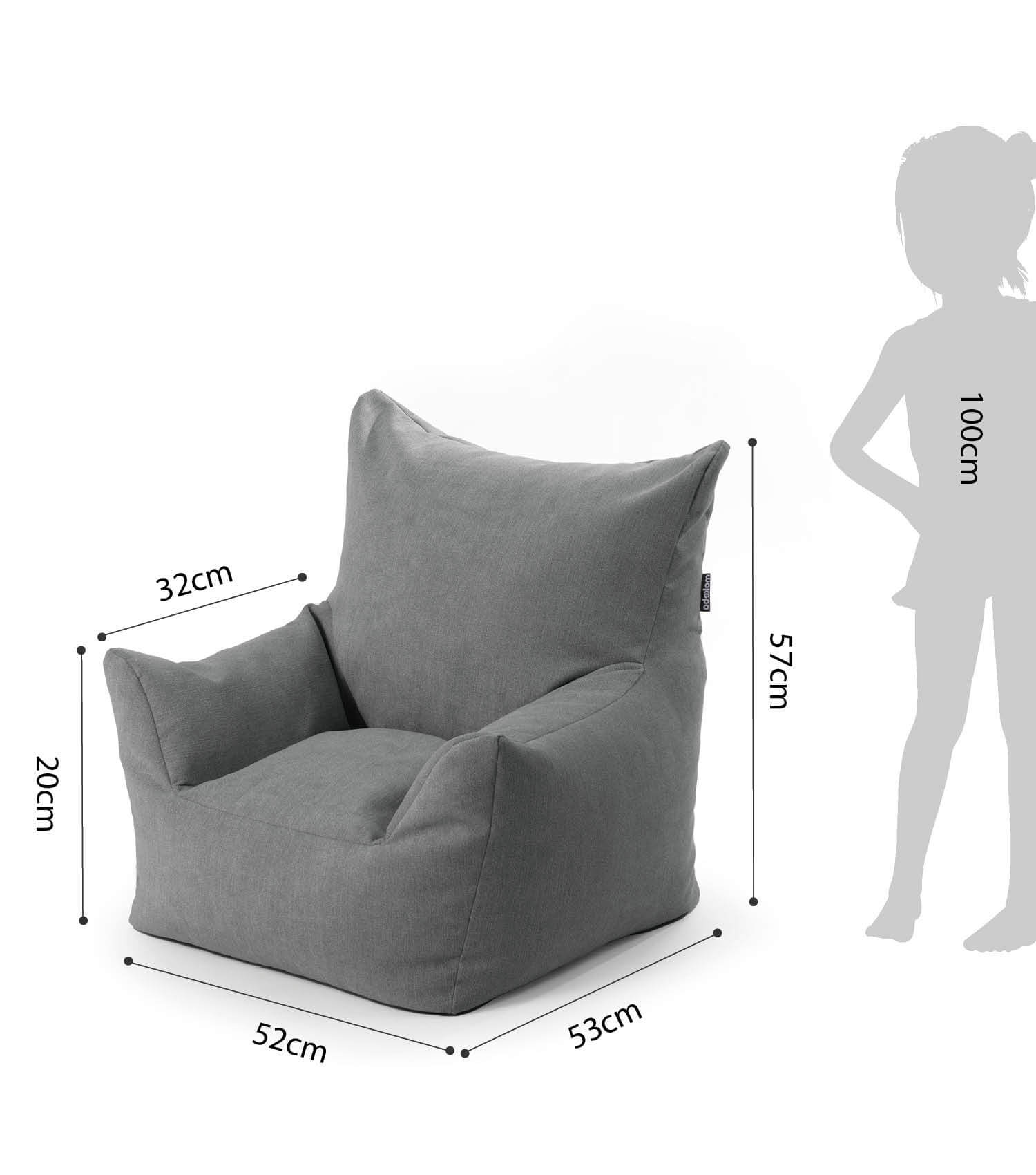 Kinder Sitzack Cord Kindersessel Lesesessel Bodenkissen Kindersitzsack