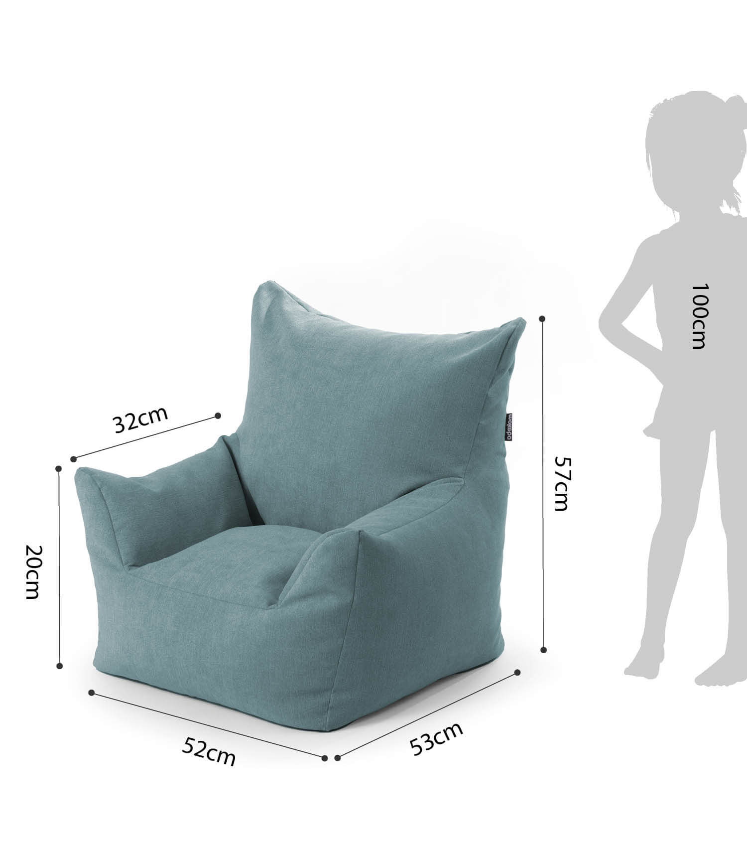 Kinder Sitzack Cord Kindersessel Lesesessel Bodenkissen Kindersitzsack