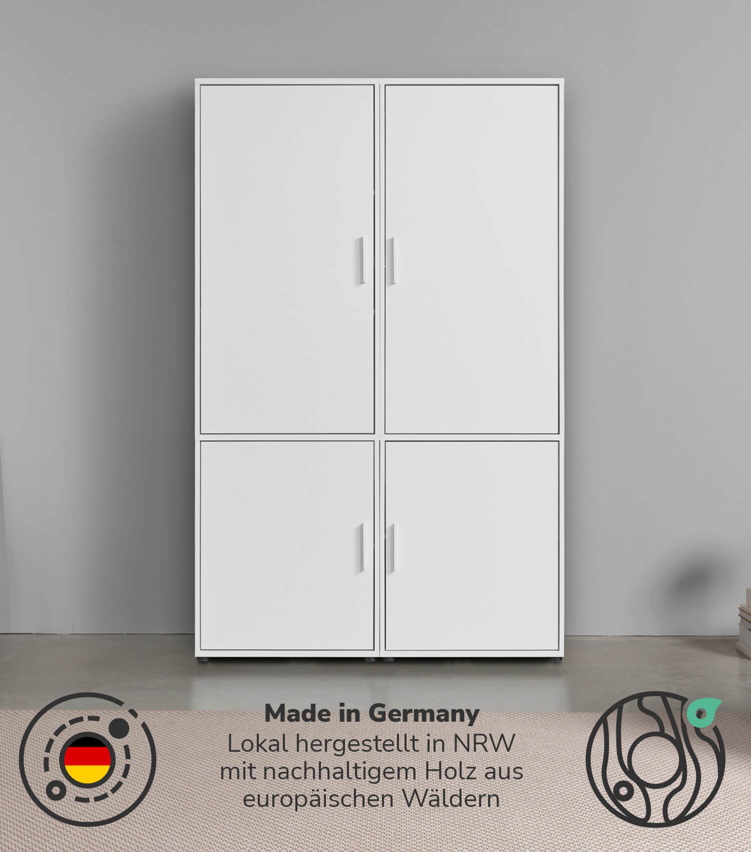 Kleiderschrank Garderobenschrank Schlafzimmerschrank Flurschrank