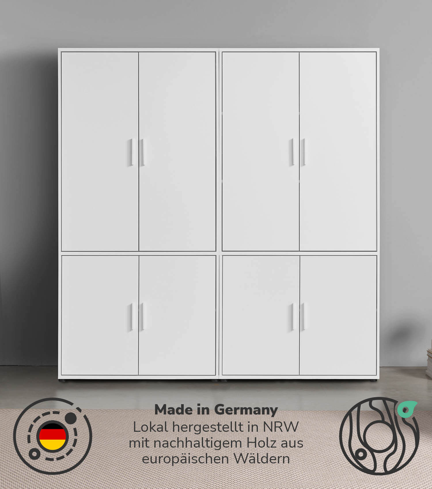 Kleiderschrank Garderobenschrank Schlafzimmerschrank Flurschrank