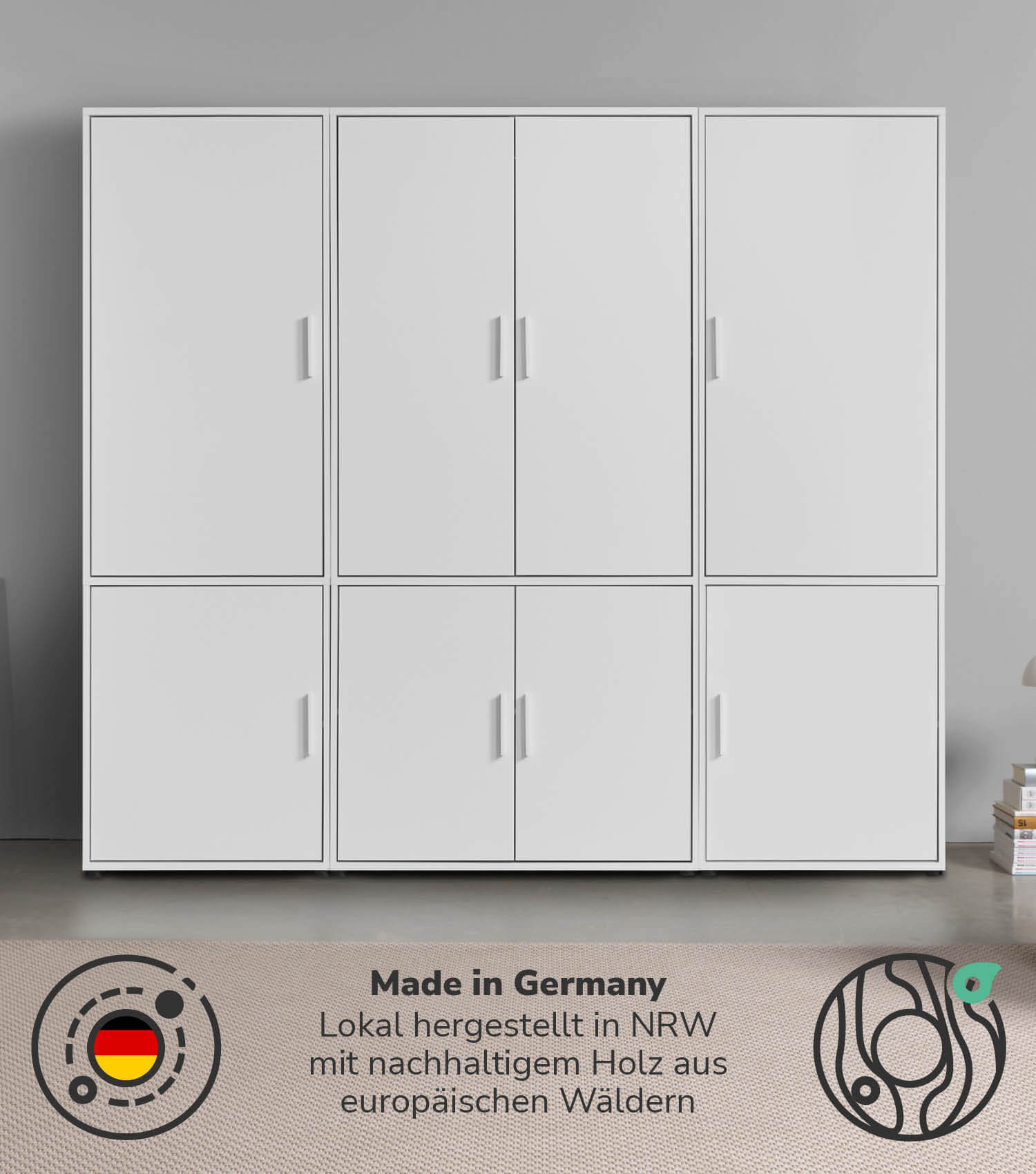 Kleiderschrank Garderobenschrank Schlafzimmerschrank Flurschrank