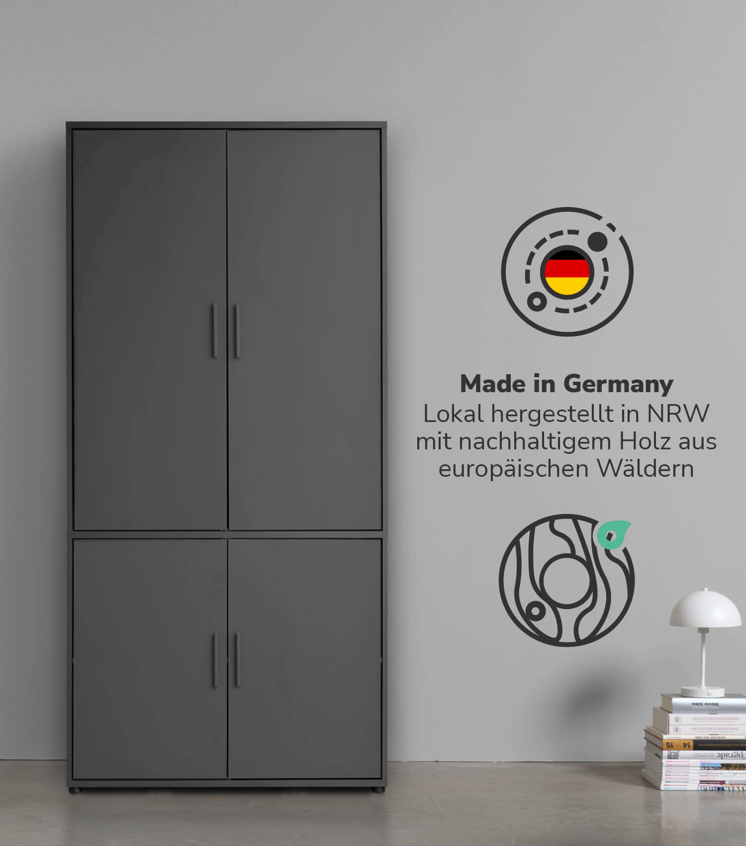 Kleiderschrank Garderobenschrank Schlafzimmerschrank Flurschrank
