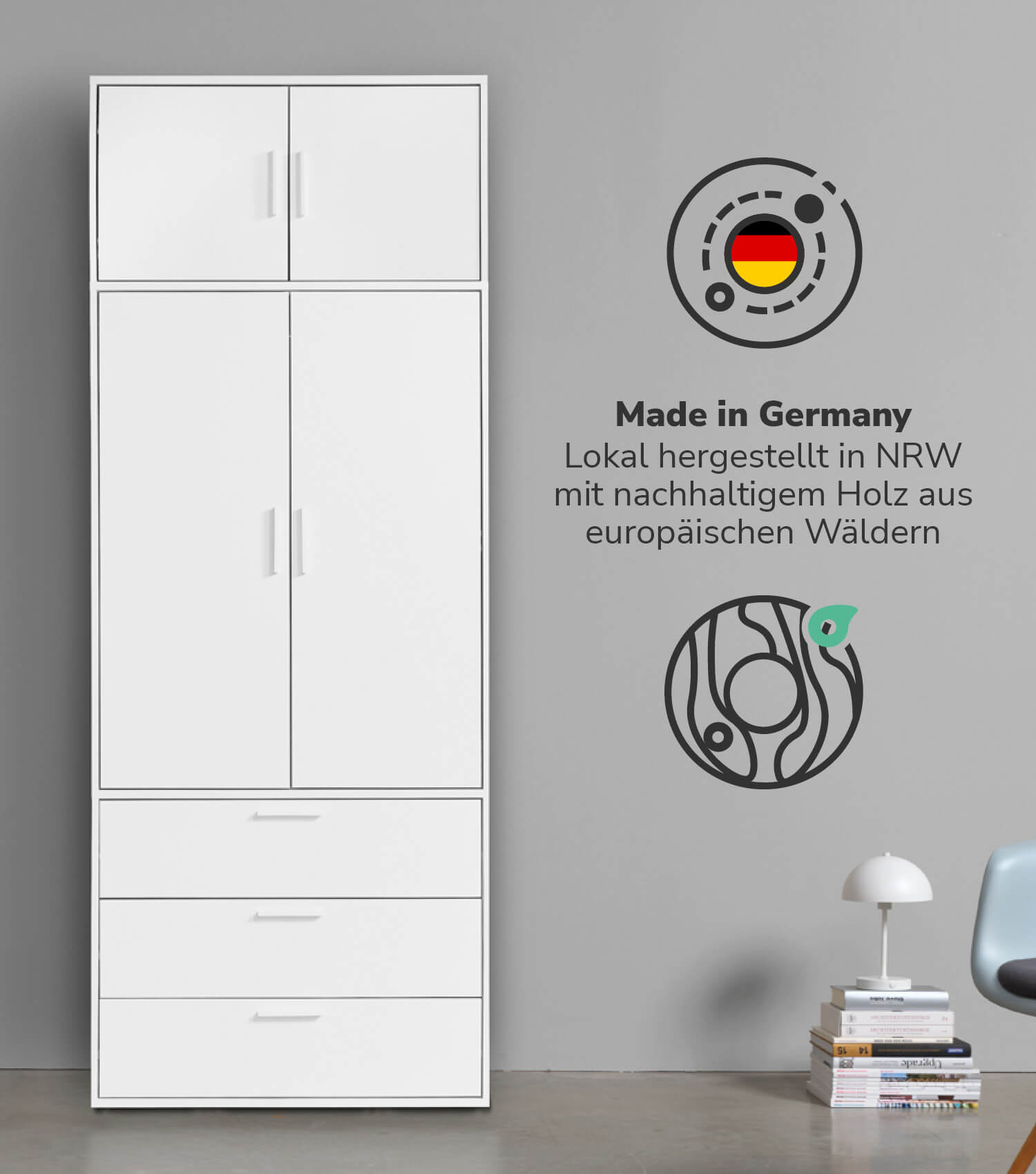 Kleiderschrank Garderobenschrank Schlafzimmerschrank Schrank