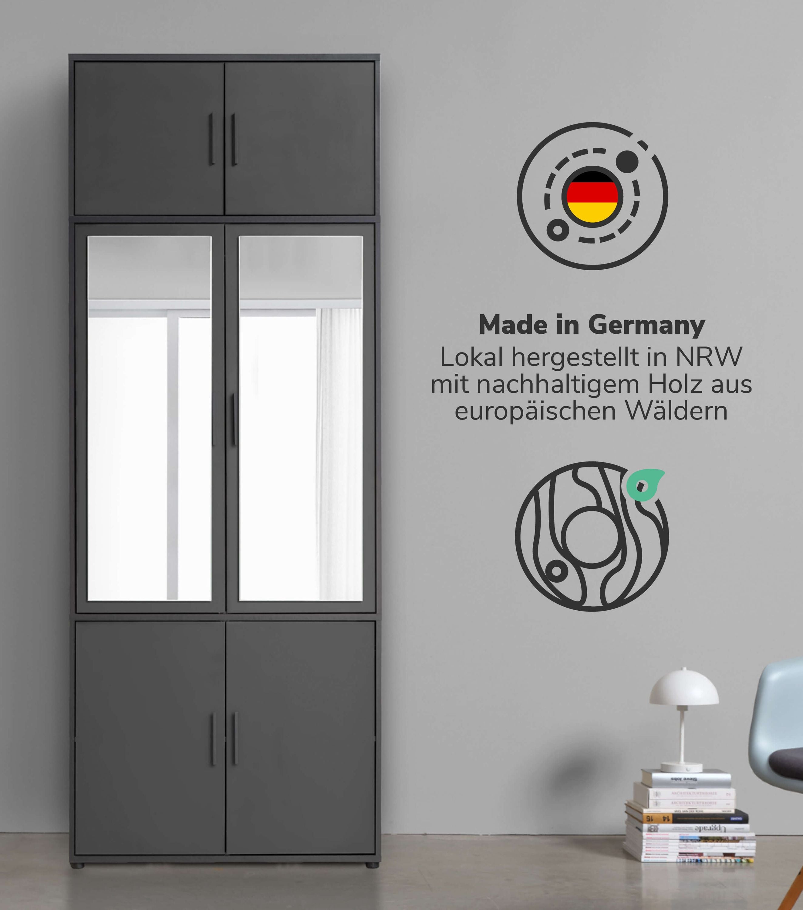 Kleiderschrank Garderobenschrank Schlafzimmerschrank Schrank