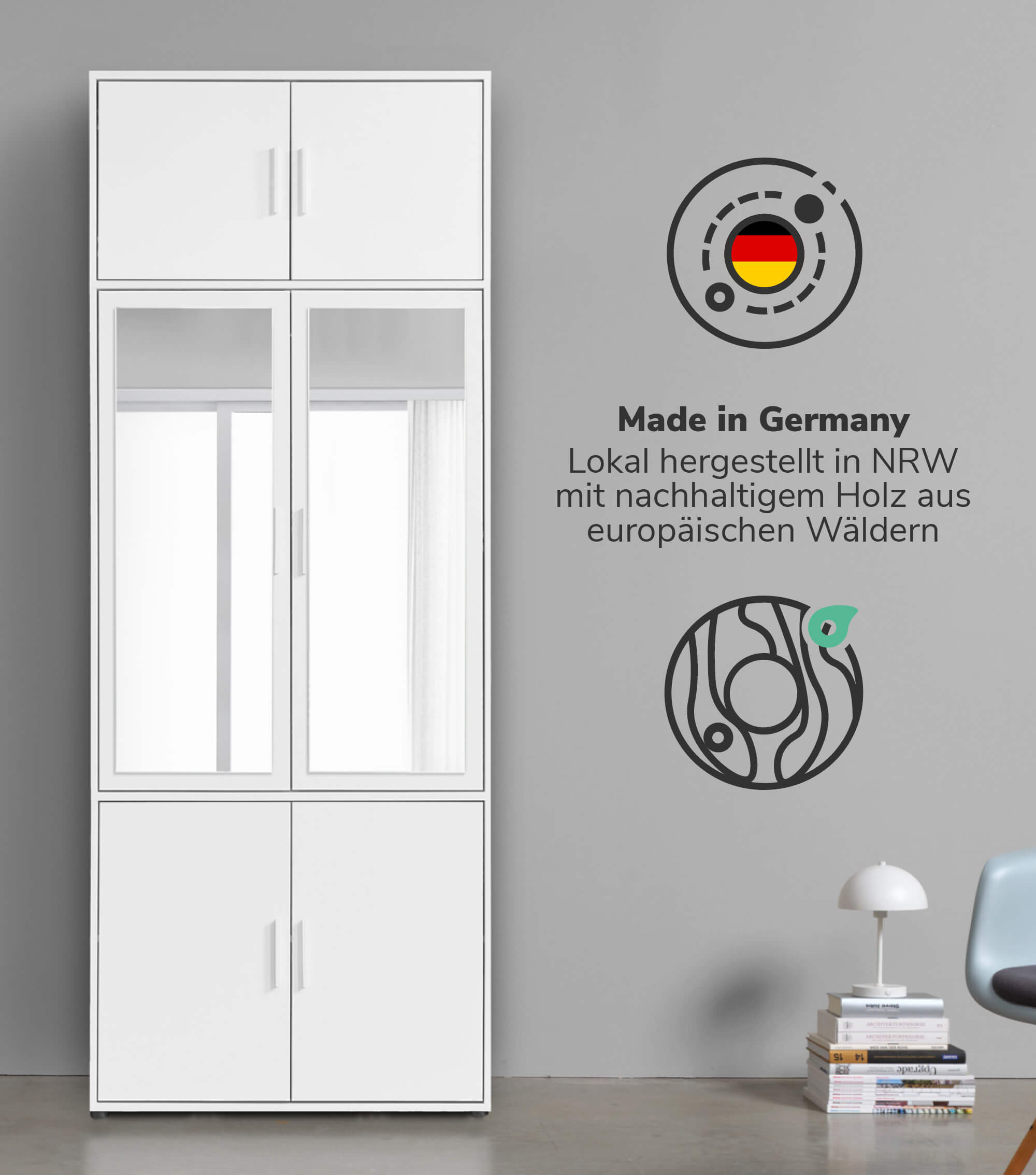 Kleiderschrank Garderobenschrank Schlafzimmerschrank Schrank