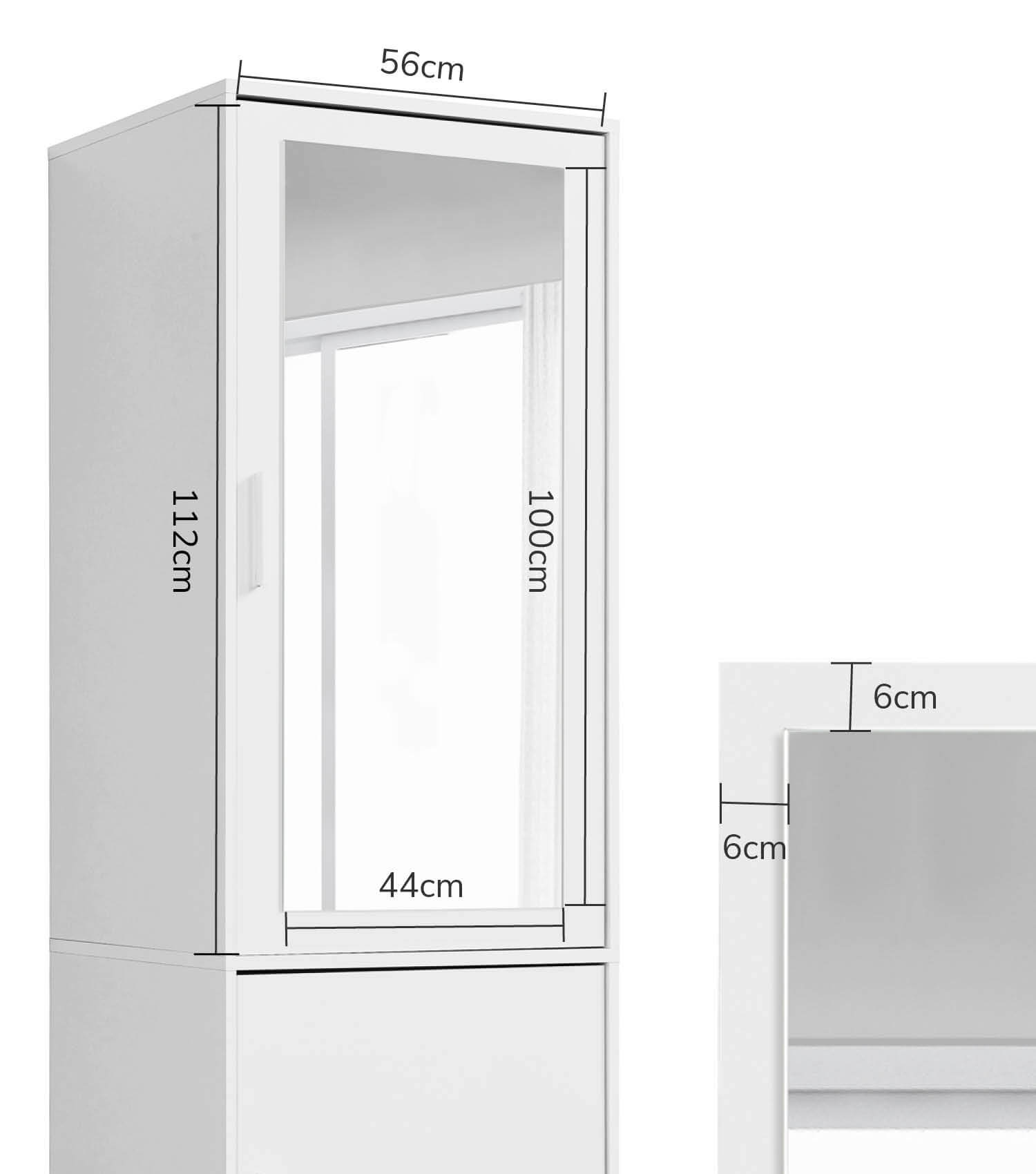Kleiderschrank Spiegeltür Schranktür mit Spiegel Spiegelschrank Schrank