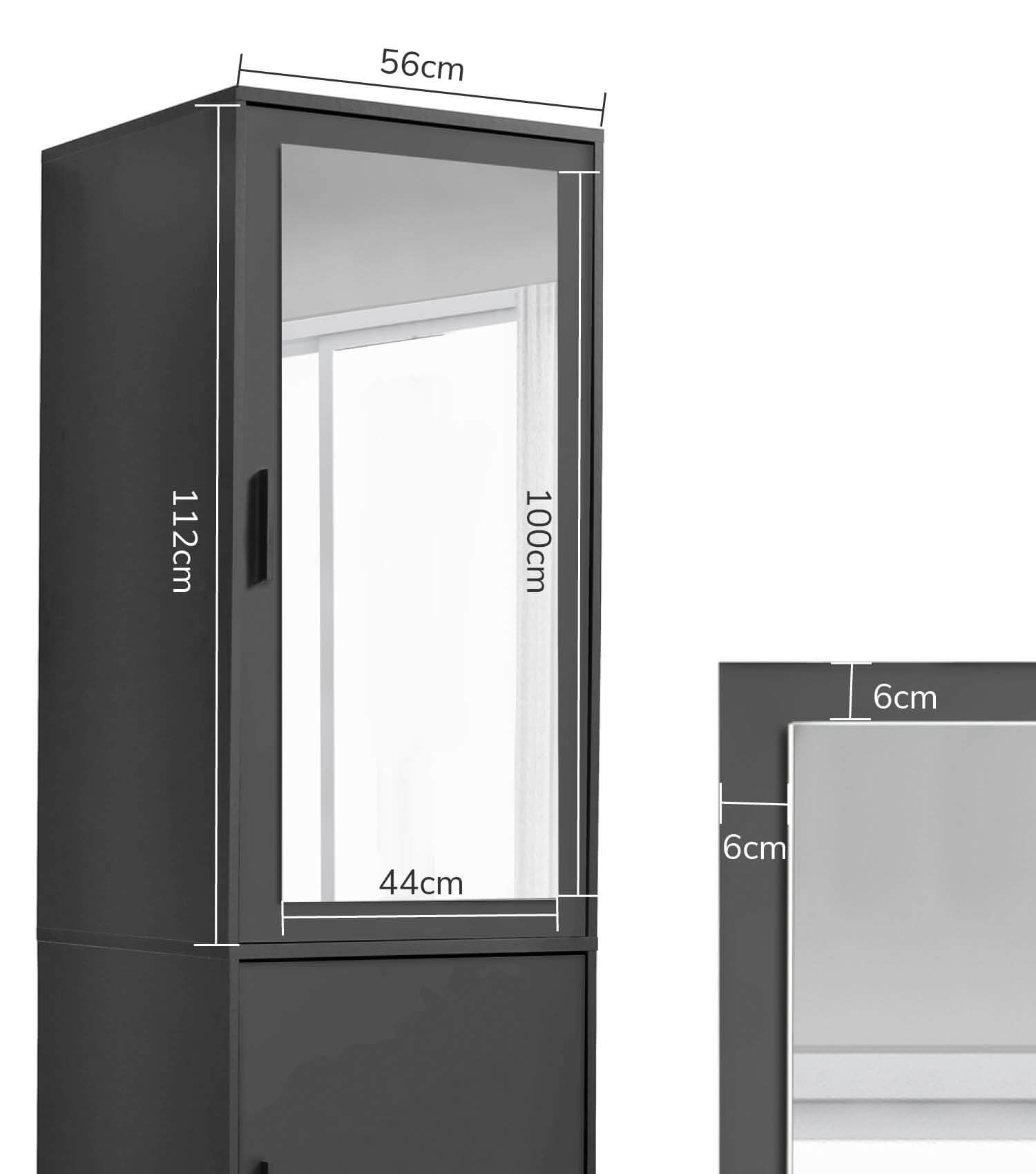 Kleiderschrank Spiegeltür Schranktür mit Spiegel Spiegelschrank Schrank