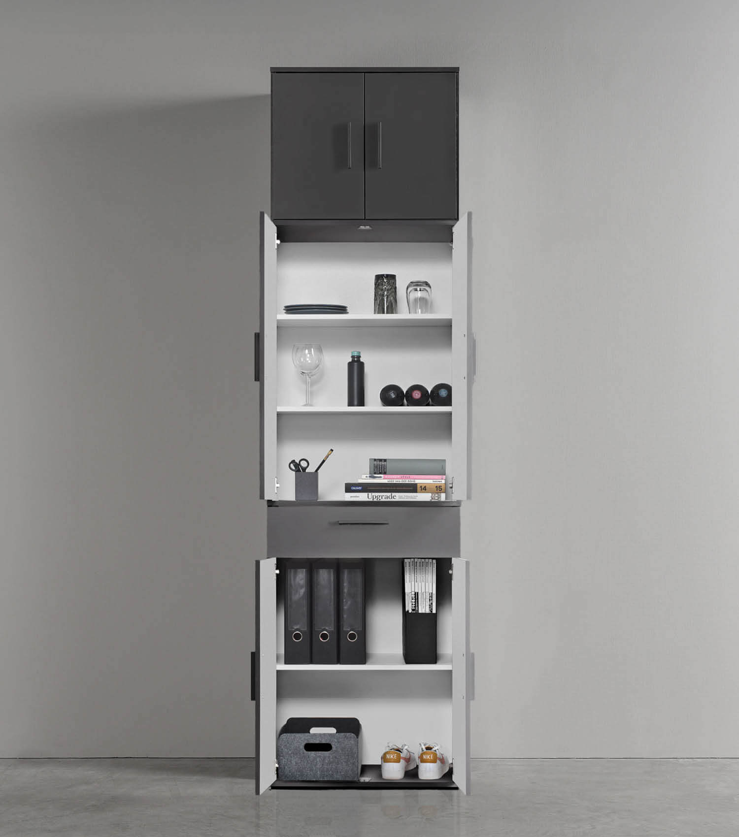 Mehrzweckschrank Hochschrank Schuhschrank Allzweckschrank Flurschrank