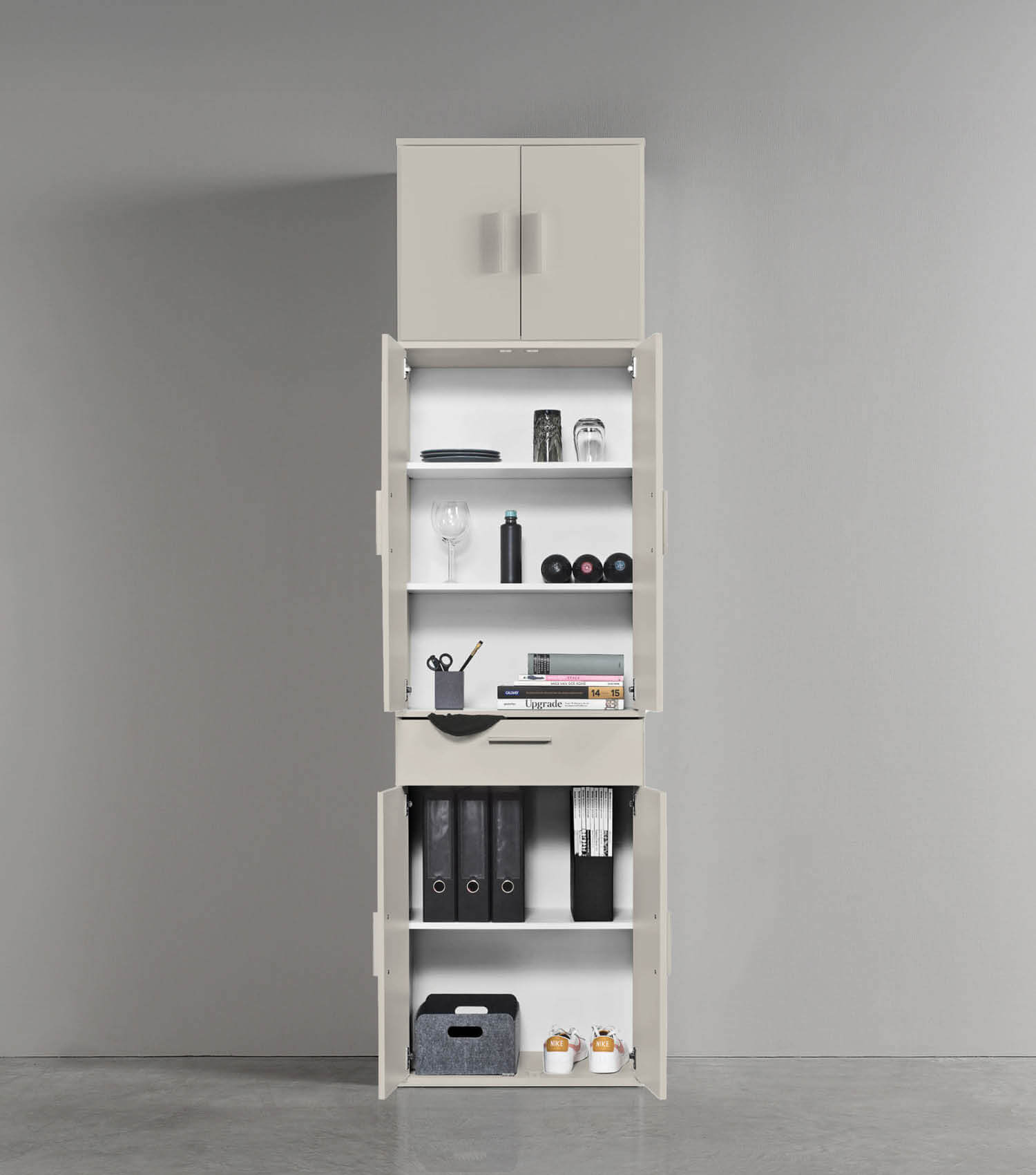 Mehrzweckschrank Hochschrank Schuhschrank Allzweckschrank Flurschrank