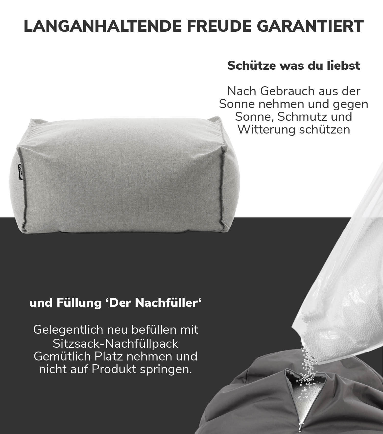 RELOVED Outdoor Pouf 'Der Ruhepouf'