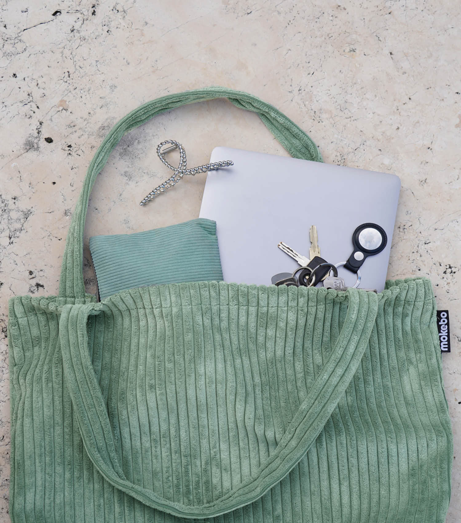 Tasche Cord Shopper Tote Bag Umhängetasche Einkaufstasche Beutel