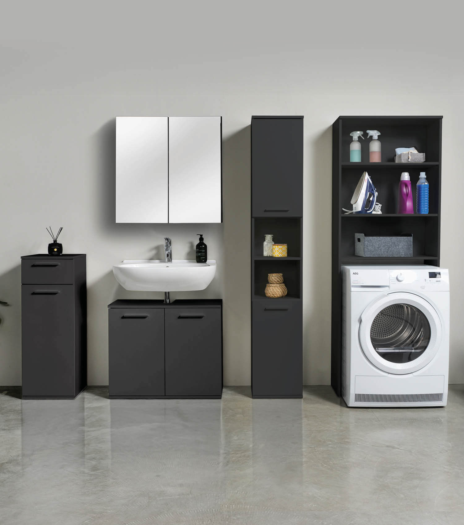 Waschmaschinenschrank Überbauschrank Toilettenregal Badregal Überbau