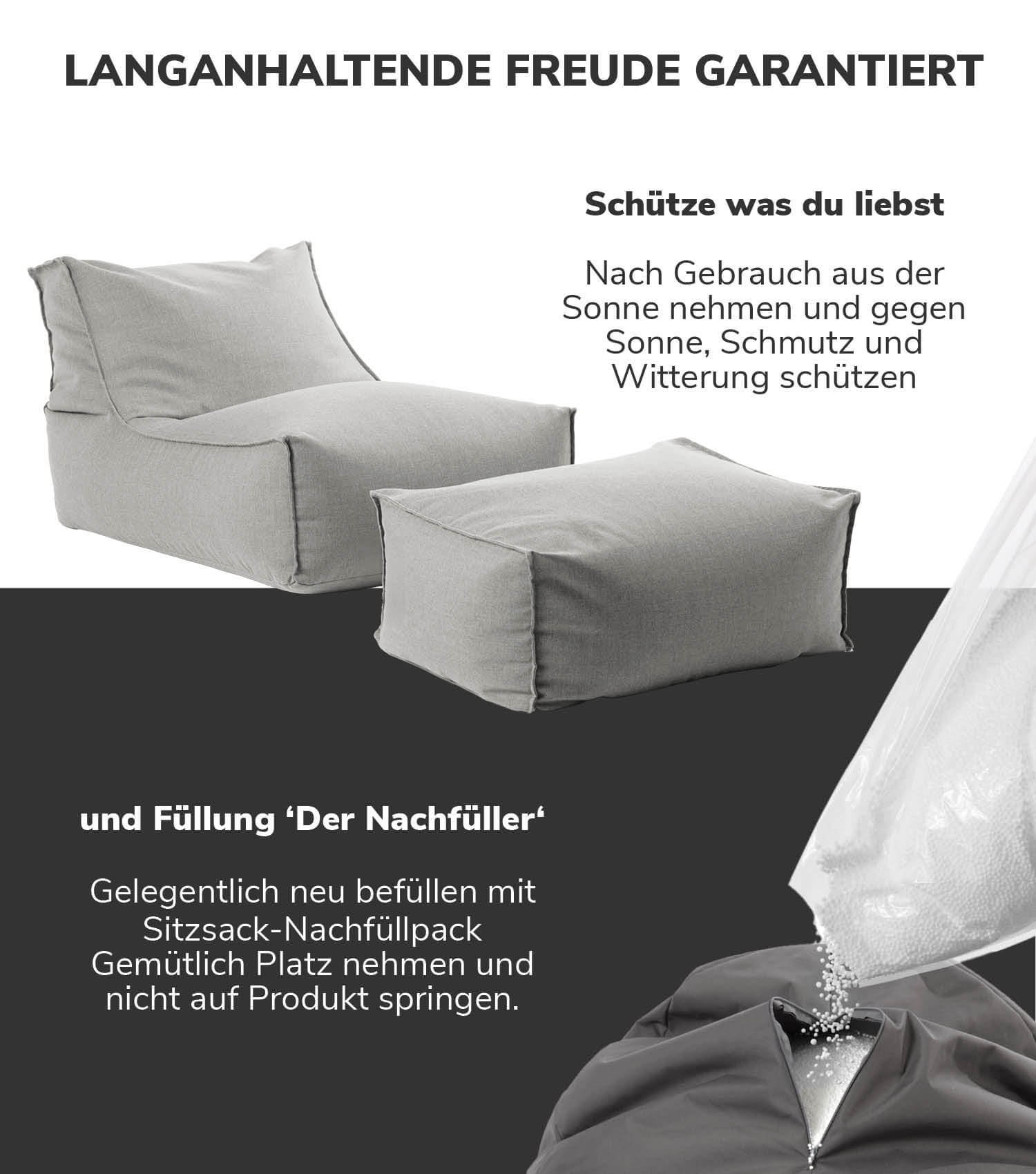 Sitzsack Bodenkissen Relaxliege Bean Bag Liege Sitzbag Sitzkissen