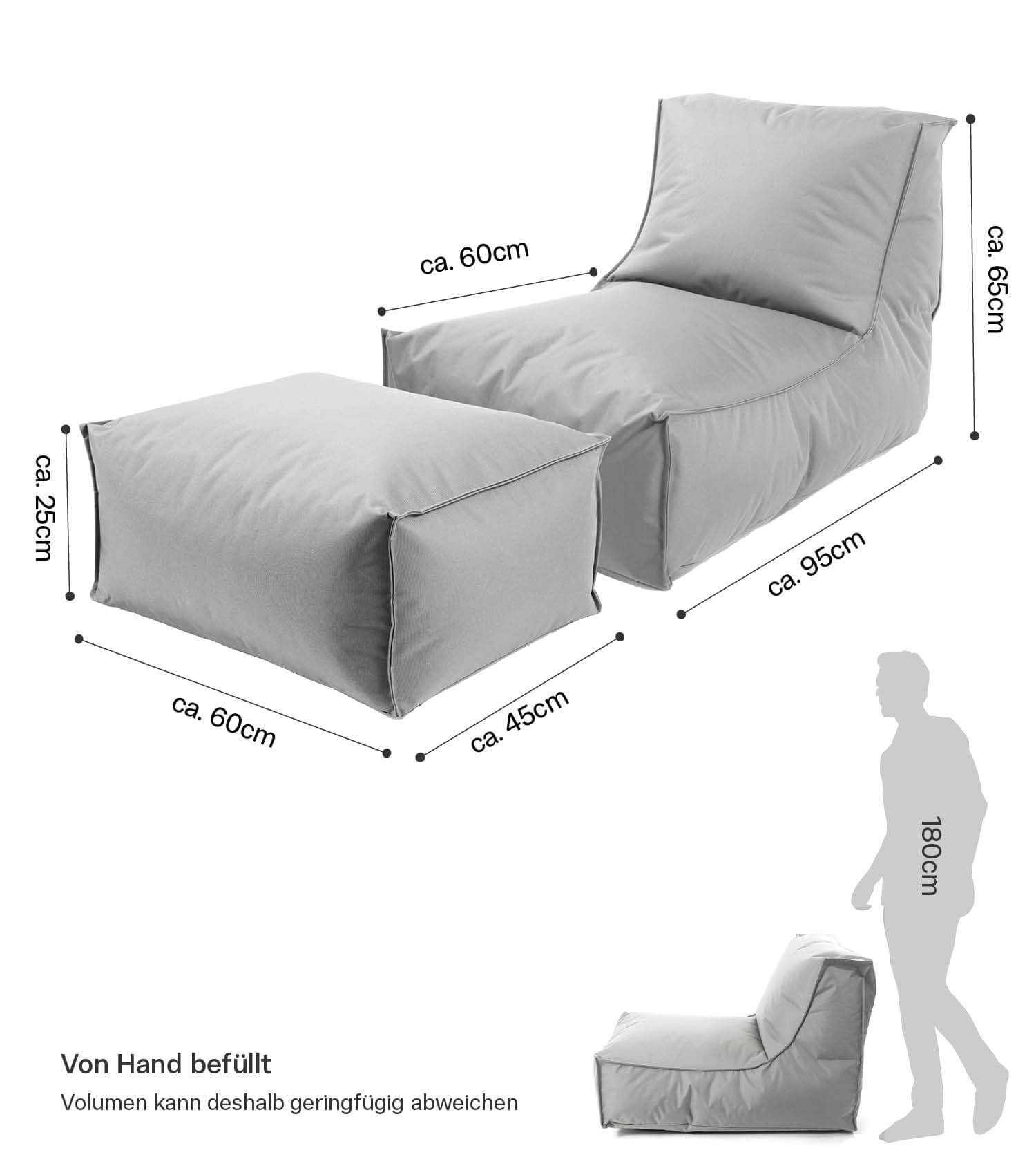 Sitzsack Bodenkissen Relaxliege Bean Bag Liege Sitzbag Sitzkissen