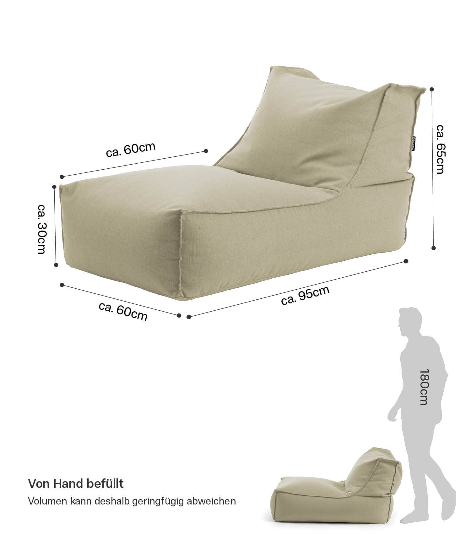 Sitzsack Bodenkissen Relaxliege Bean Bag Liege Sitzbag Sitzkissen