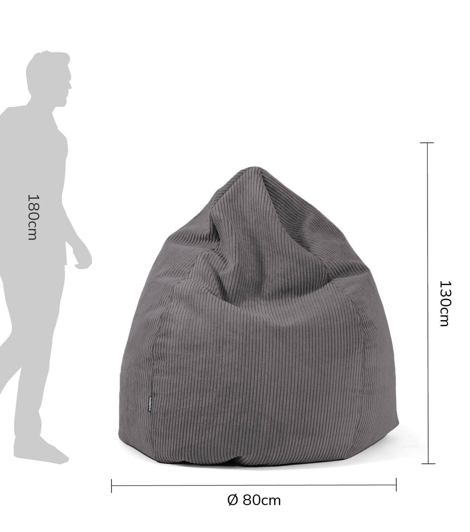 Sitzsack Bean Bag Sitzkissen Cord Bodenkissen BeanBag Sitzsack Kinder