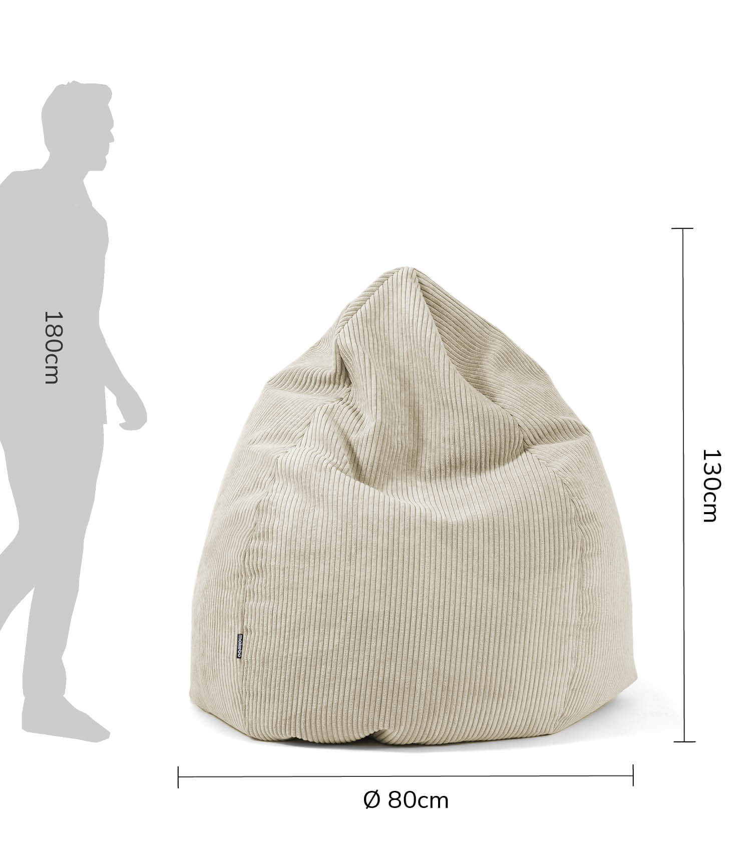 Sitzsack Bean Bag Sitzkissen Cord Bodenkissen BeanBag Sitzsack Kinder