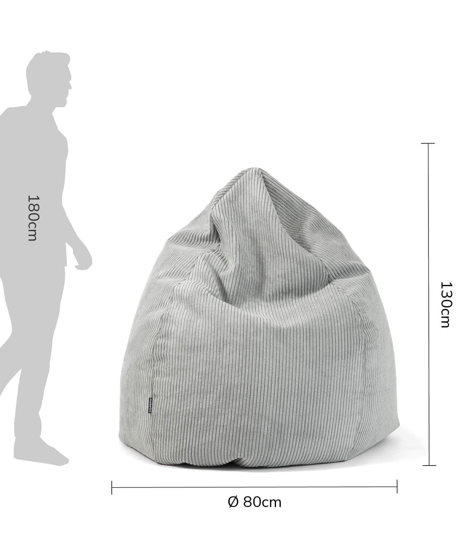 Sitzsack Bean Bag Sitzkissen Cord Bodenkissen BeanBag Sitzsack Kinder