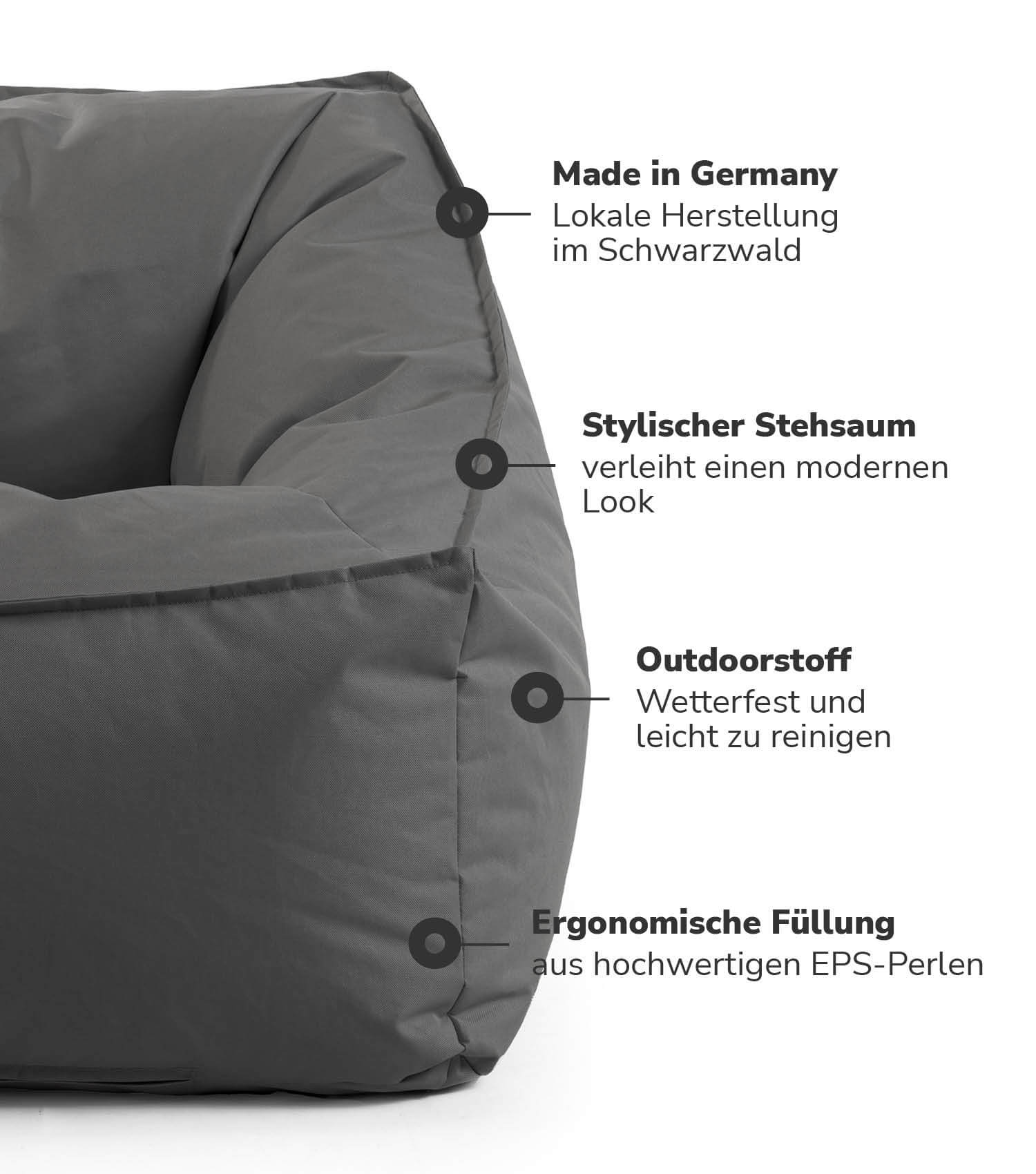 Sitzsack Bodenkissen Relaxliege Bean Bag Liege Sitzbag Sitzkissen
