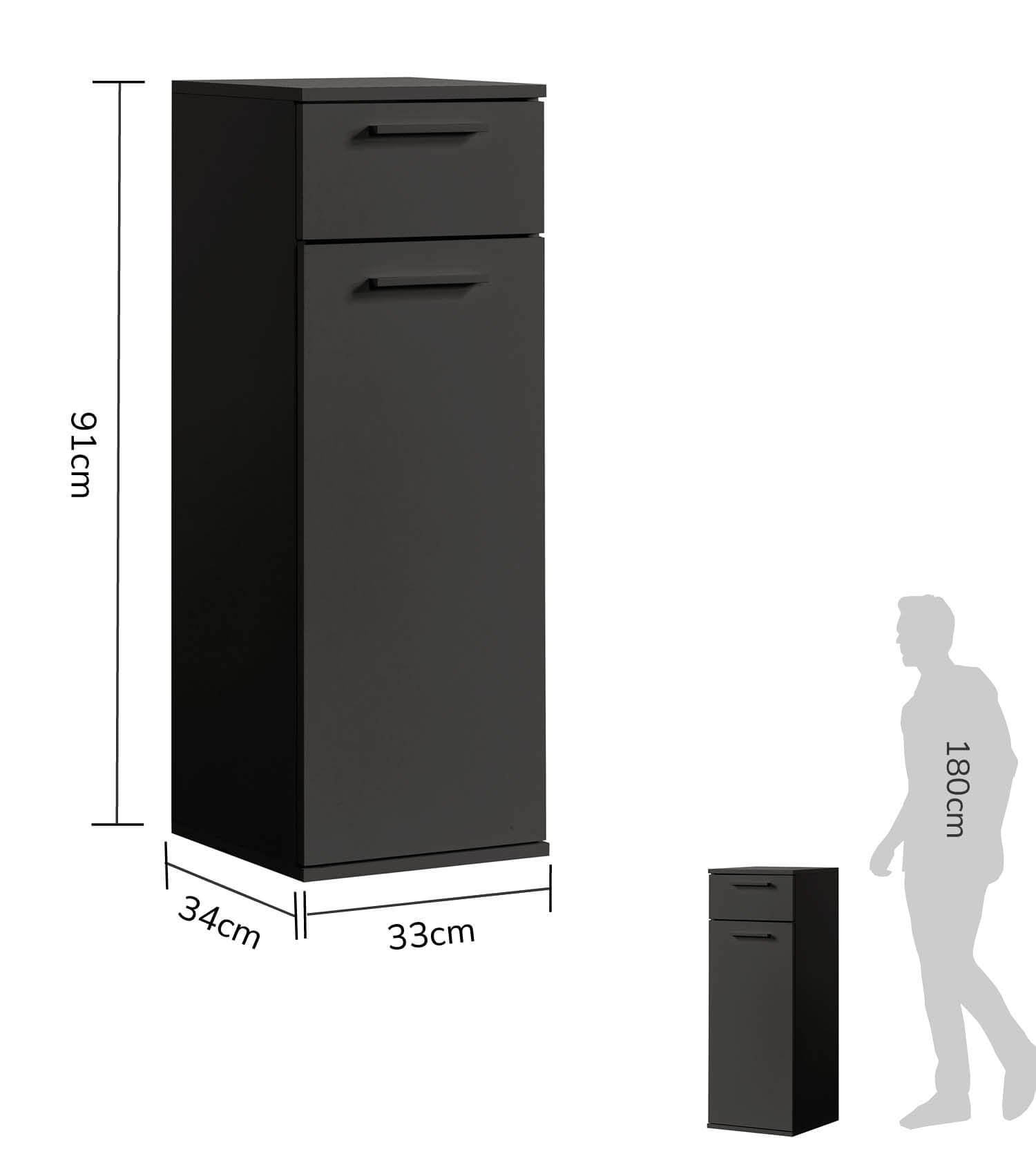 Bad-Beistellschrank Badschrank Badezimmerschrank Beistellschrank Badregal