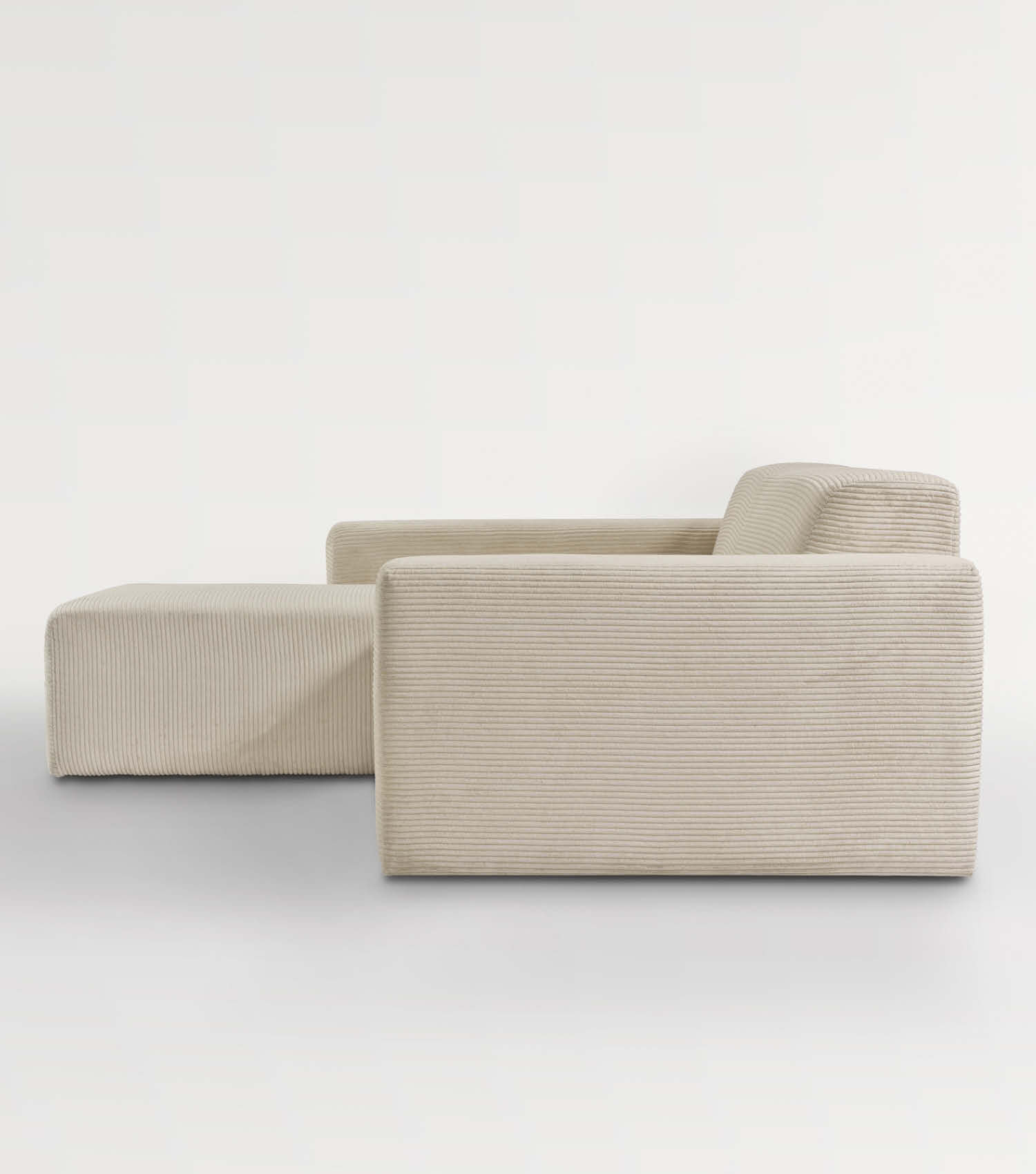 Cord Sofa Sofa Cord Ecksofa Cord Sofa beige Eckcouch 3-Sitzer Sofa