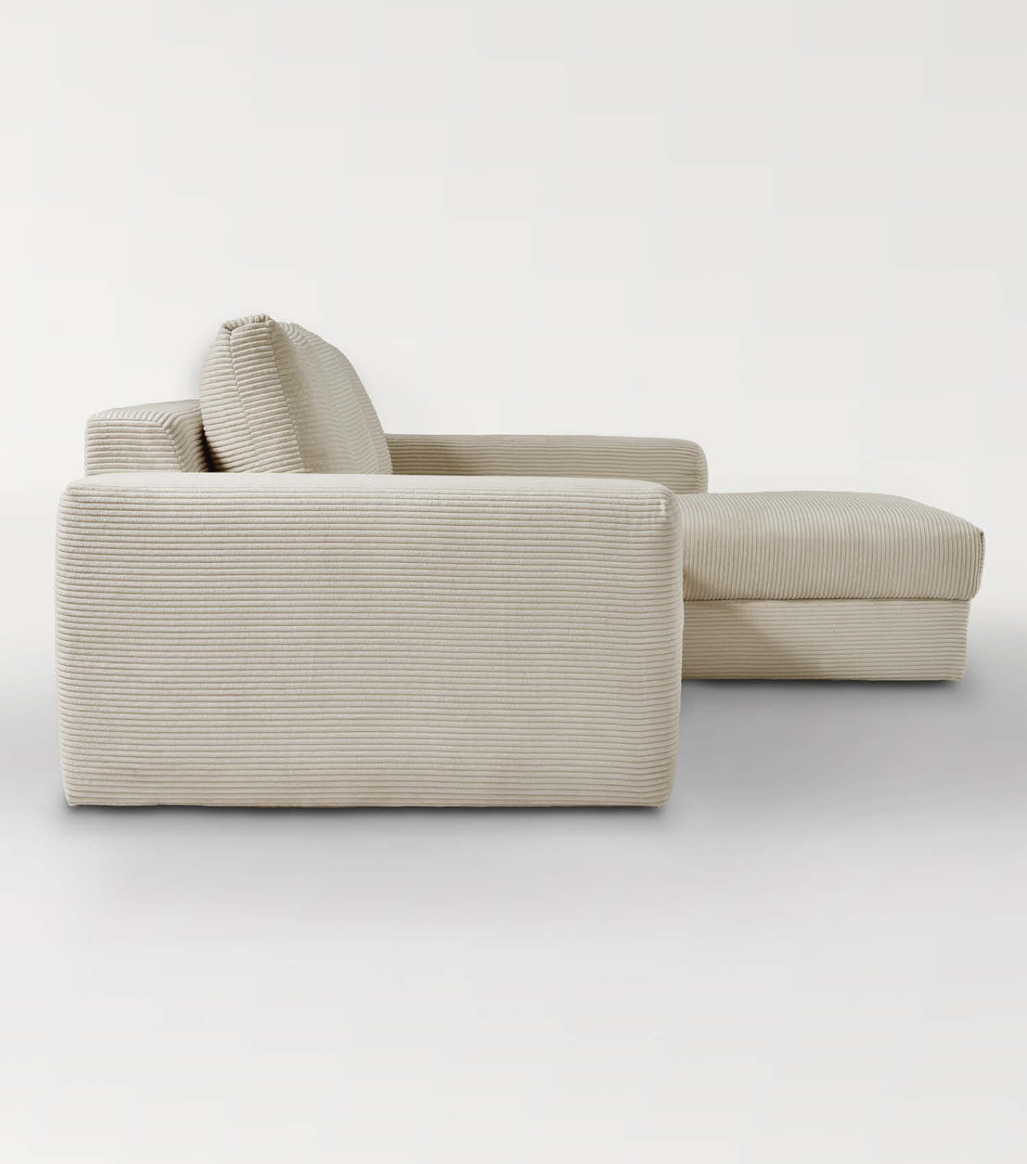 Cord Sofa Sofa Cord Ecksofa Cord Sofa beige Eckcouch 3-Sitzer Sofa