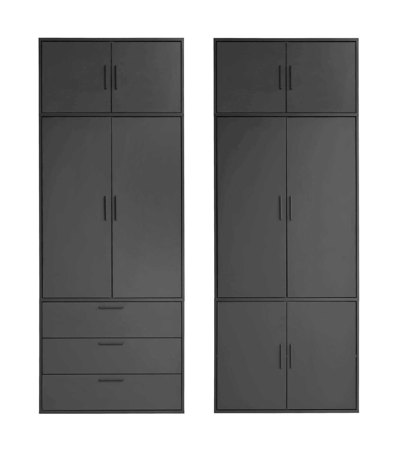 Kleiderschrankaufsatz Schrankaufsatz aufsatzschrank aufsatzregal