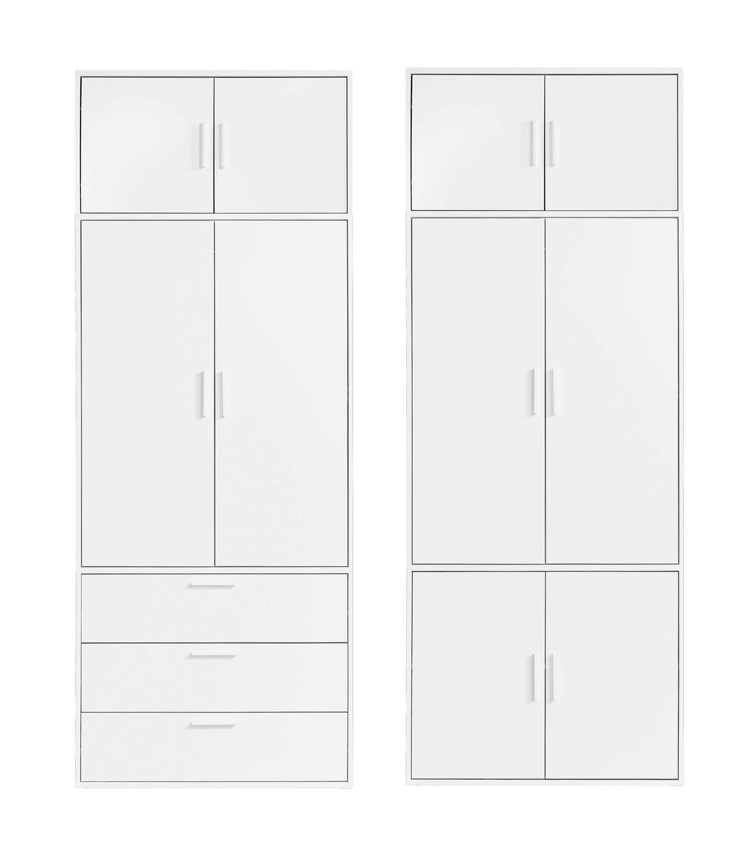 Kleiderschrankaufsatz Schrankaufsatz aufsatzschrank aufsatzregal