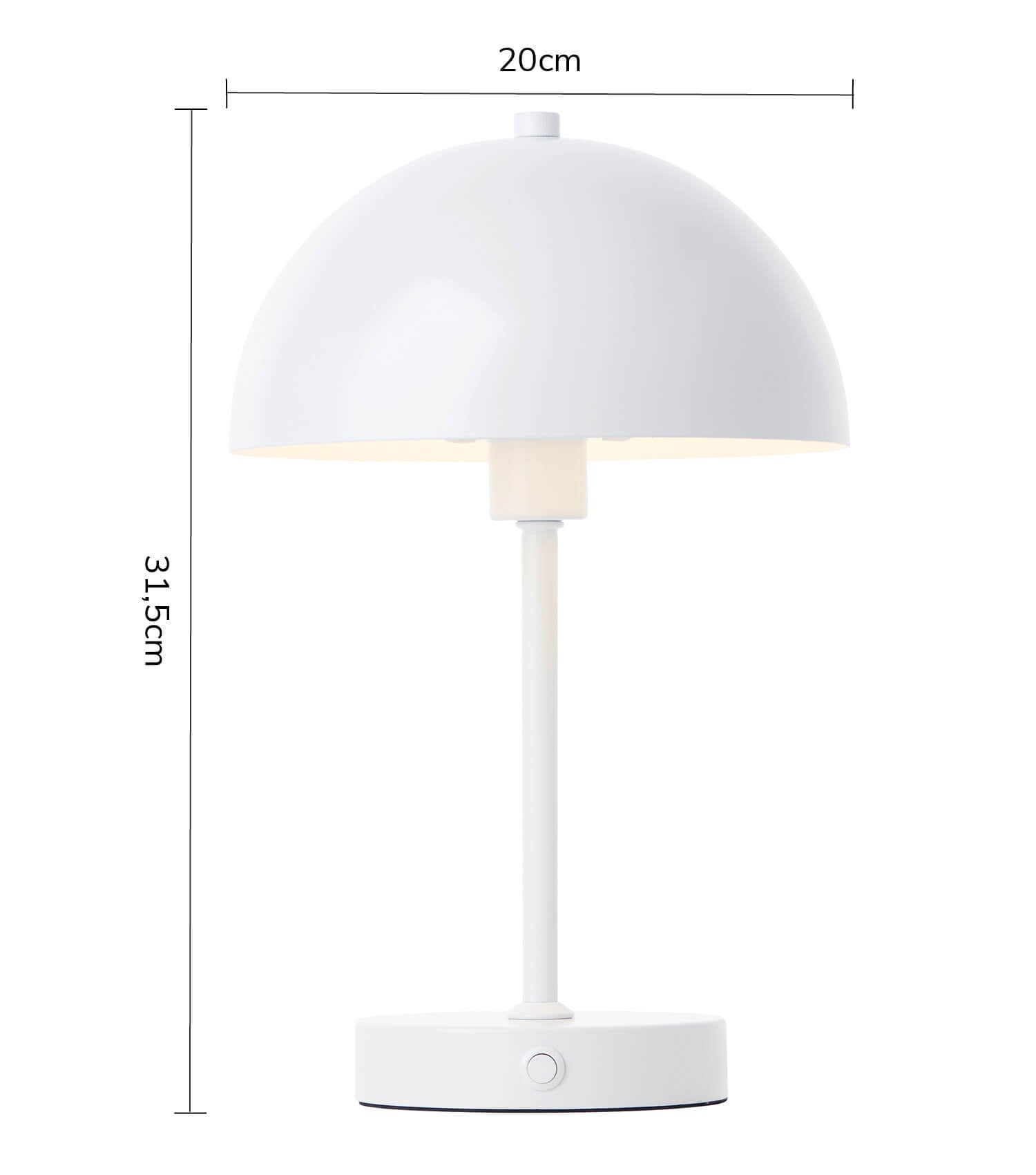 Tischlampe kabellos Akku Tischleuchte dimmbar aufladbar Nachttischlampe