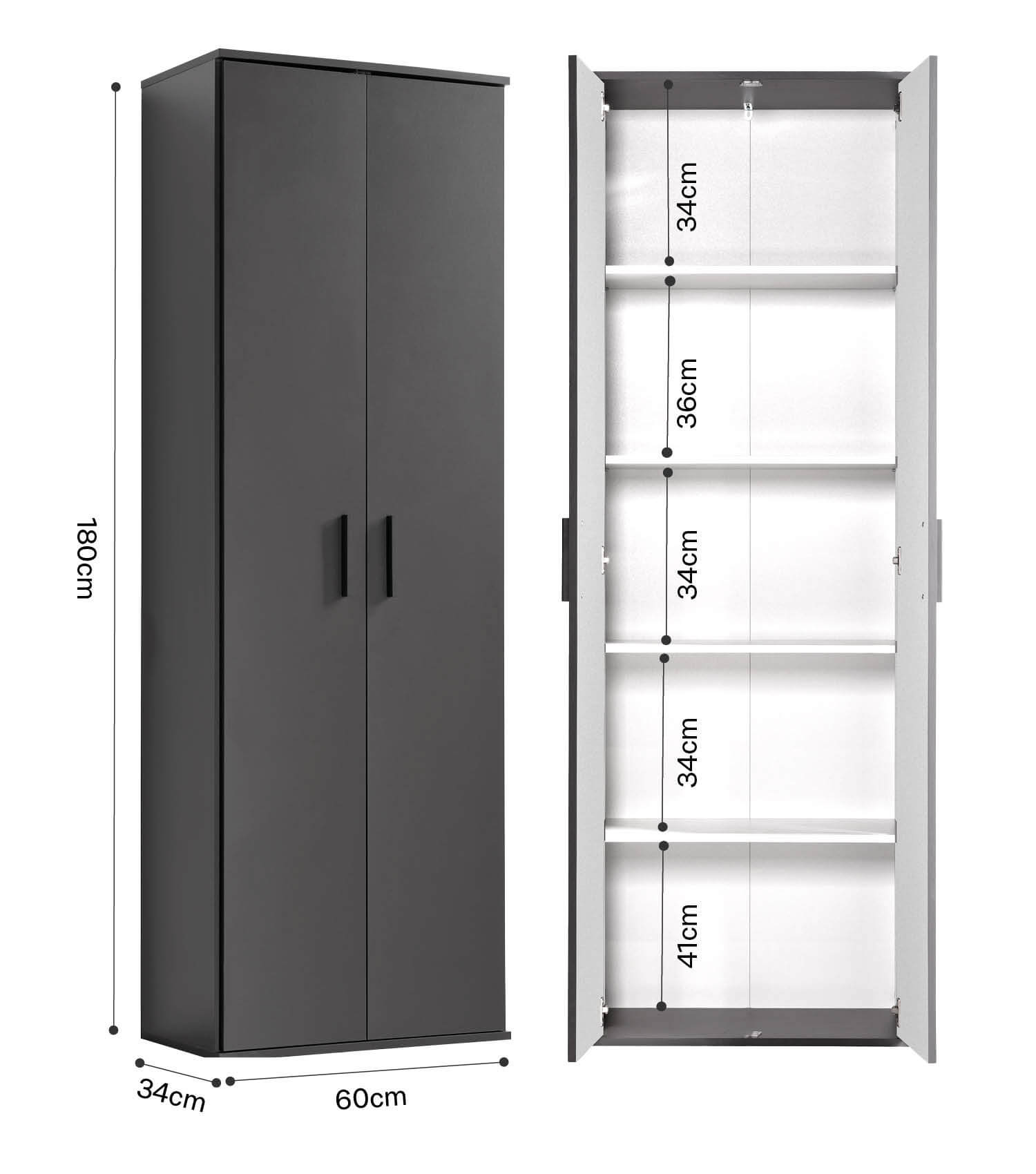 Mehrzweckschrank Aktenschrank Schuhschrank Allzweckschrank Flurschrank