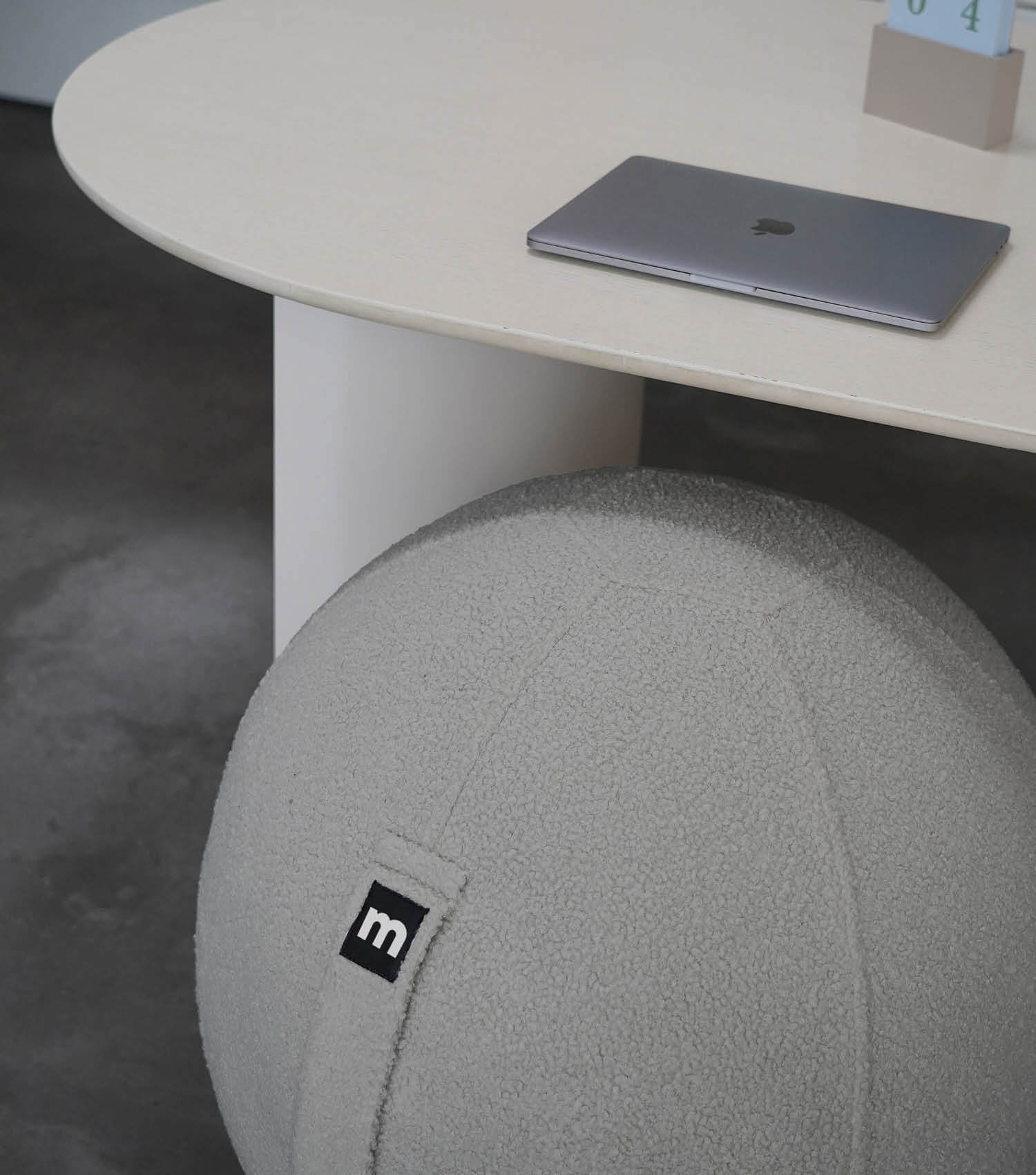 Stoff Sitzball Büro ergonomisch Gymnastikball Pezziball Bürostuhl