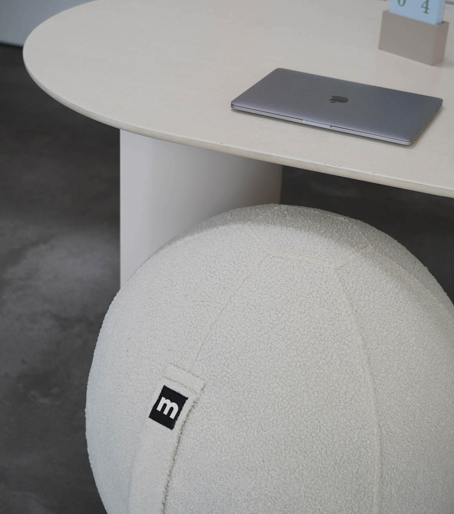 Stoff Sitzball Büro ergonomisch Gymnastikball Pezziball Bürostuhl