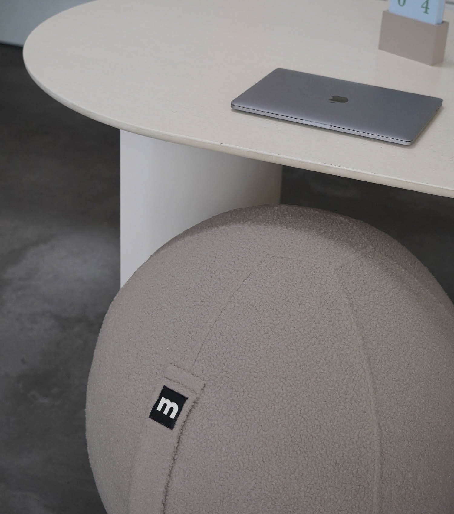 Stoff Sitzball Büro ergonomisch Gymnastikball Pezziball Bürostuhl