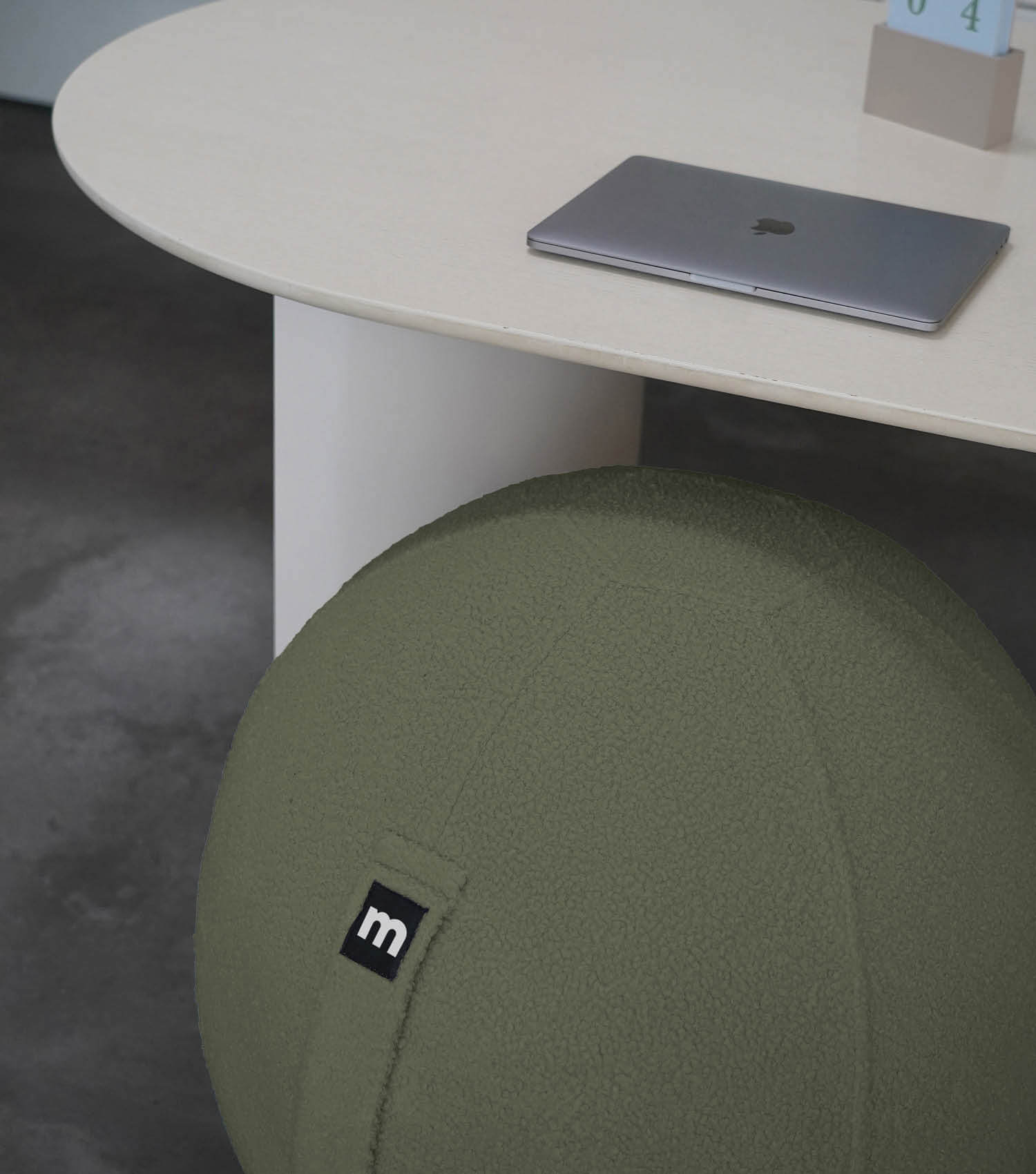 Stoff Sitzball Büro ergonomisch Gymnastikball Pezziball Bürostuhl