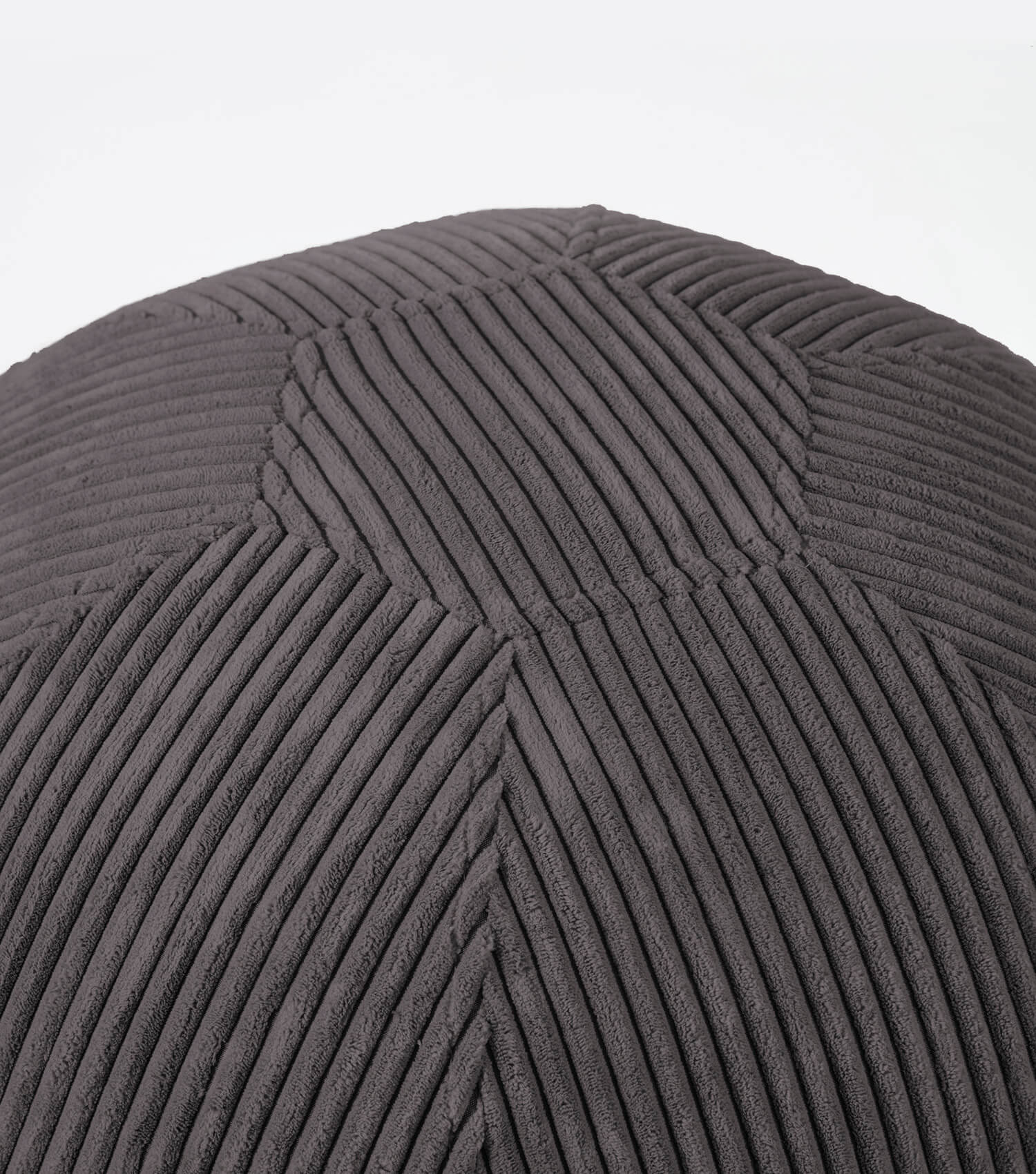 Stoff Sitzball ergonomisch 'Der Sportliche' Gymnastikball & Hocker Grau