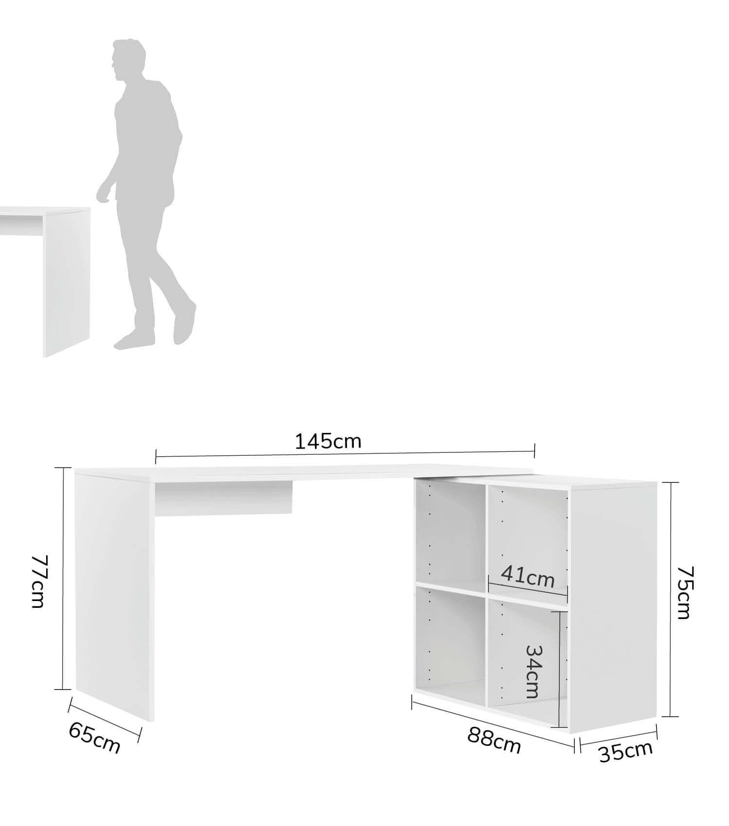 Schreibtisch Eckschreibtisch Computertisch Kinderschreibtisch PC Tisch
