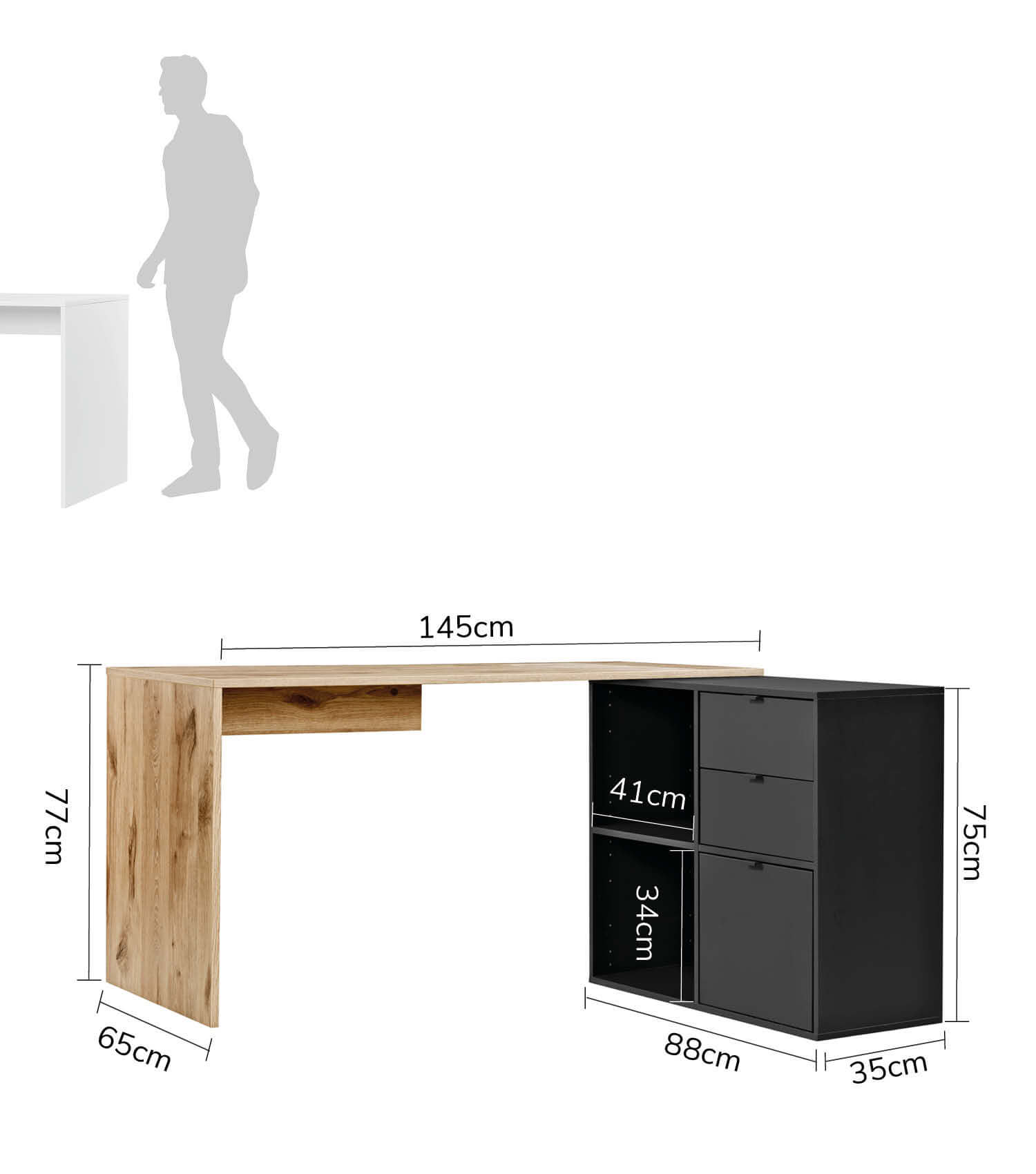 Schreibtisch Eckschreibtisch Computertisch Kinderschreibtisch PC Tisch